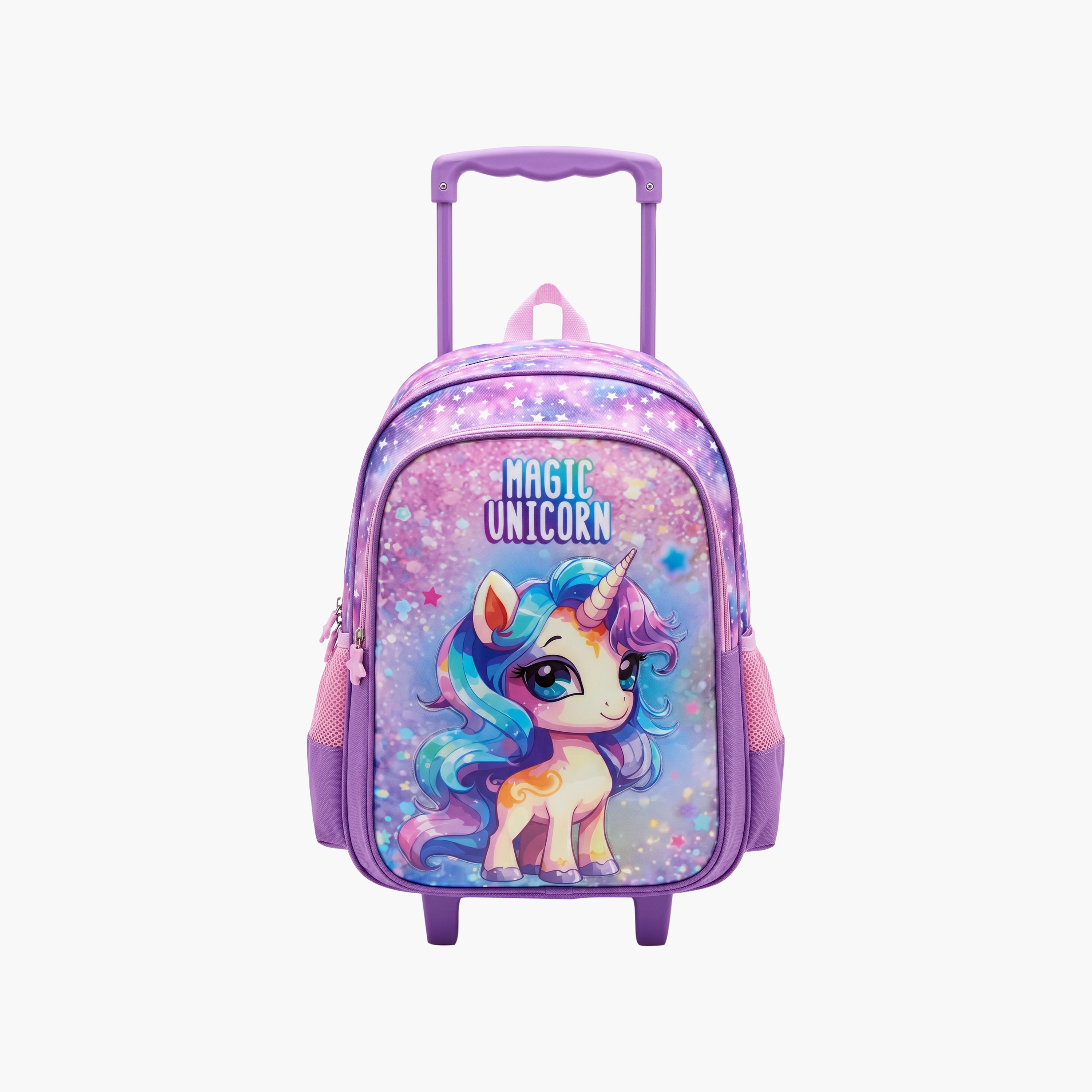 Royal Falcon Unicorn 5-Piece School Trolley Backpack Set for Girls 5-8 Years - 15 Inch-school-bagsandbackpacks-trolleybags-image-2
