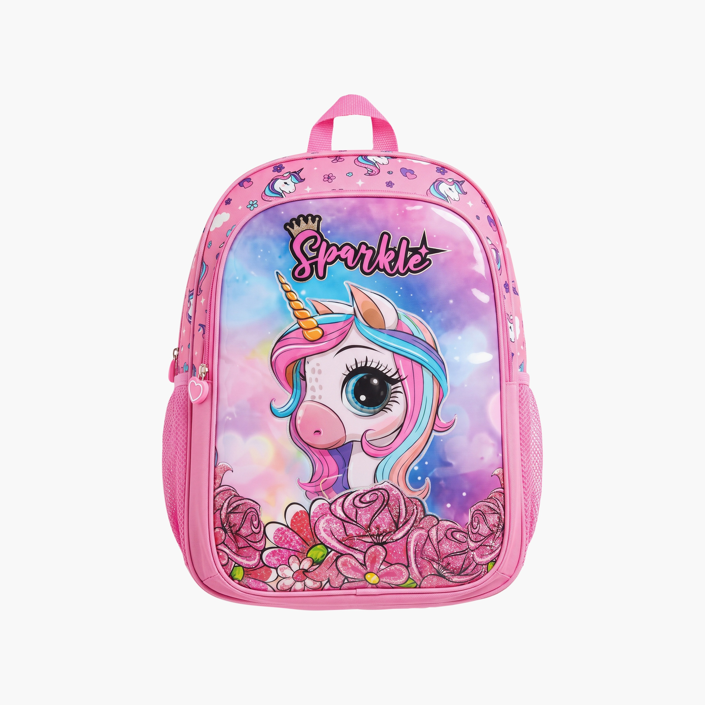 Royal Falcon Unicorn 5-Piece School Backpack Set for Girls 5-8 Years with Lunch Bag - 15 Inch-school-bagsandbackpacks-backpacks-image-2