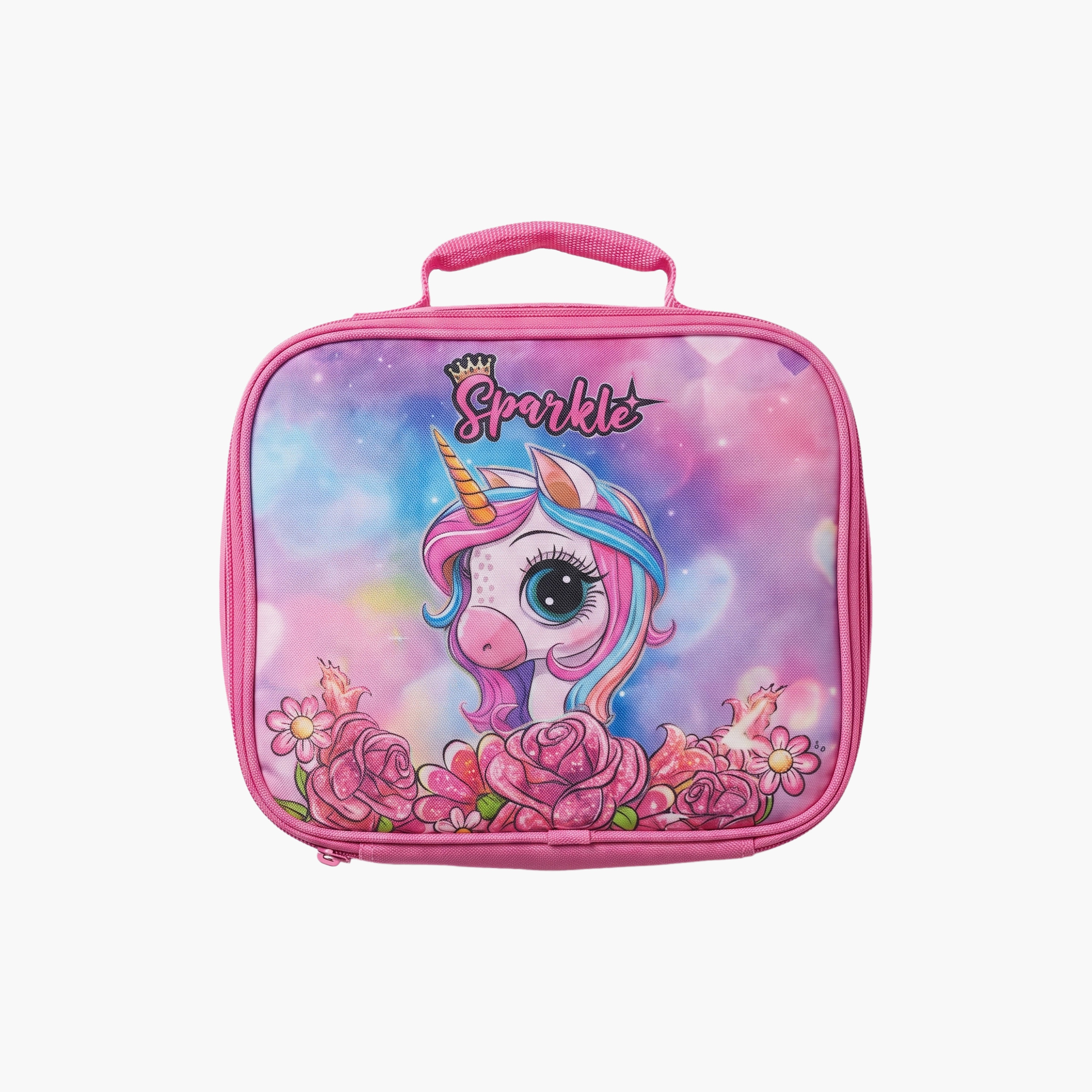 Royal Falcon Unicorn 5-Piece School Trolley Backpack Set for Girls 5-8 Years - 15 Inch-school-bagsandbackpacks-trolleybags-image-3