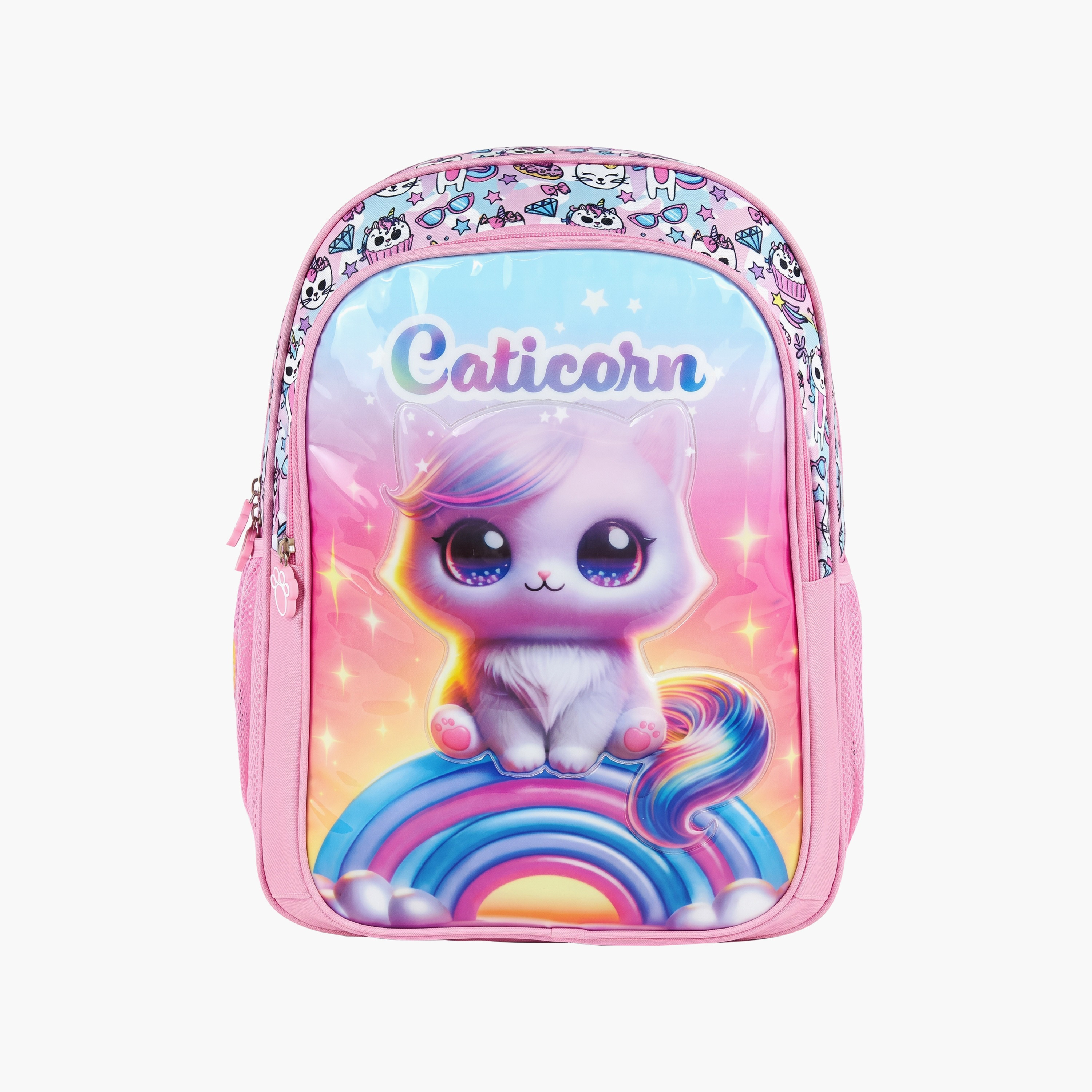 Royal Falcon Cat Caticorn 5-Piece School Backpack Set for Girls 5-8 Years with Lunch Bag - 15 Inch-school-bagsandbackpacks-backpacks-image-2