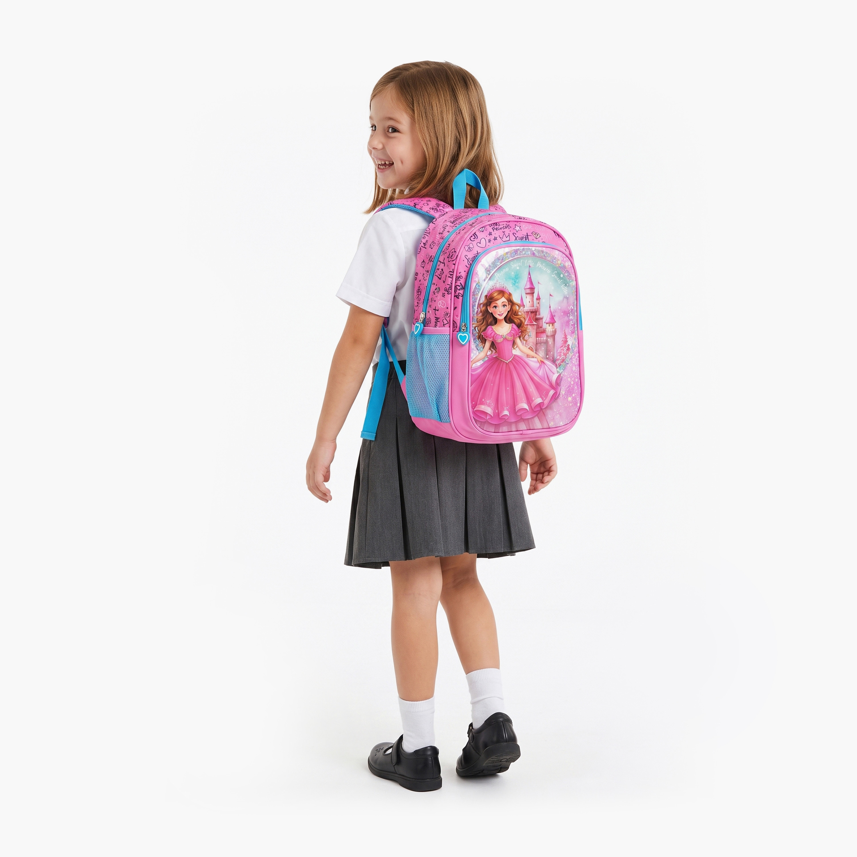 Royal Falcon Princess 5-Piece School Backpack Set for Girls 5-8 Years with Lunch Bag - 15 Inch-school-bagsandbackpacks-backpacks-image-7