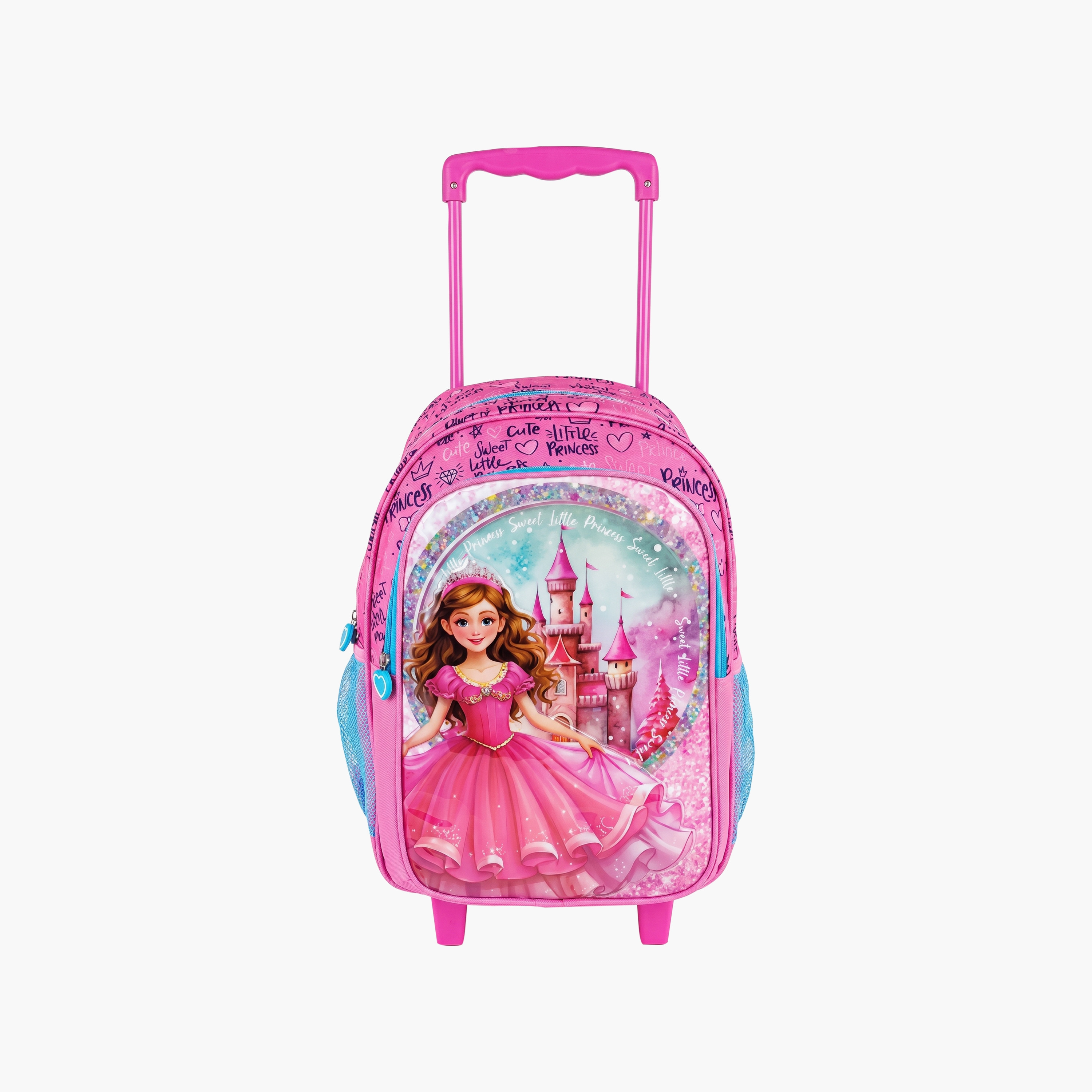 Royal Falcon Princess 5-Piece School Trolley Backpack Set for Girls 5-8 Years - 15 Inch-school-bagsandbackpacks-trolleybags-image-2