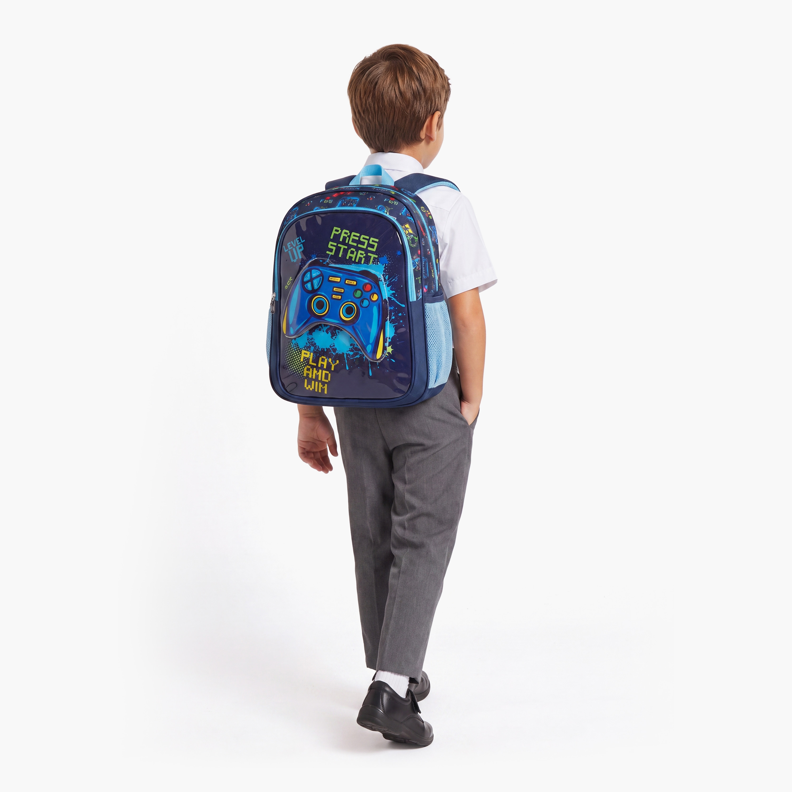 Royal Falcon Gaming Controller 5-Piece School Backpack Set for Boys 5-8 Years - 15 Inch-school-bagsandbackpacks-backpacks-image-7