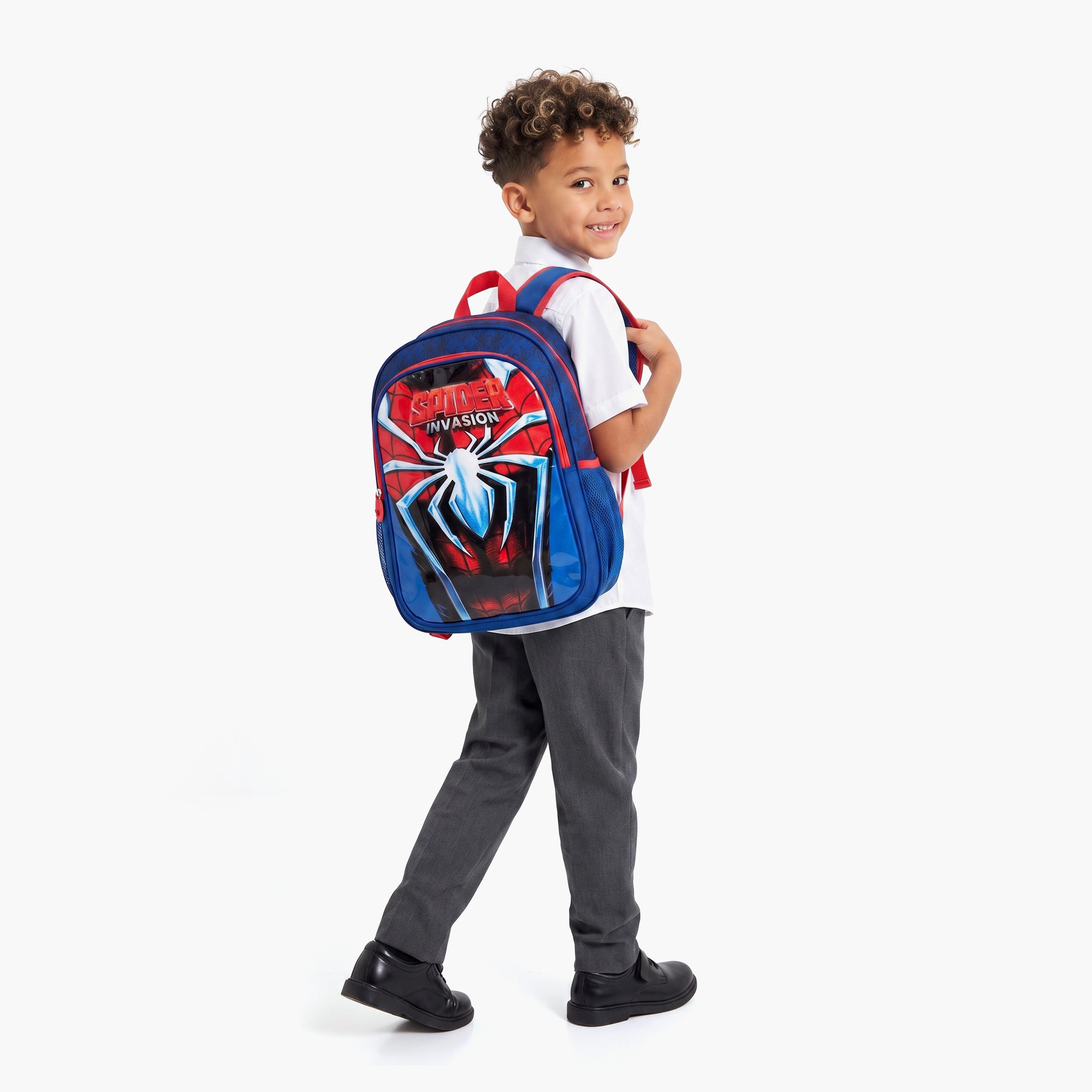 Royal Falcon Spiderman 5-Piece School Backpack Set for Boys 5-8 Years and Pencil Pouch - 15 Inch-school-bagsandbackpacks-backpacks-image-7