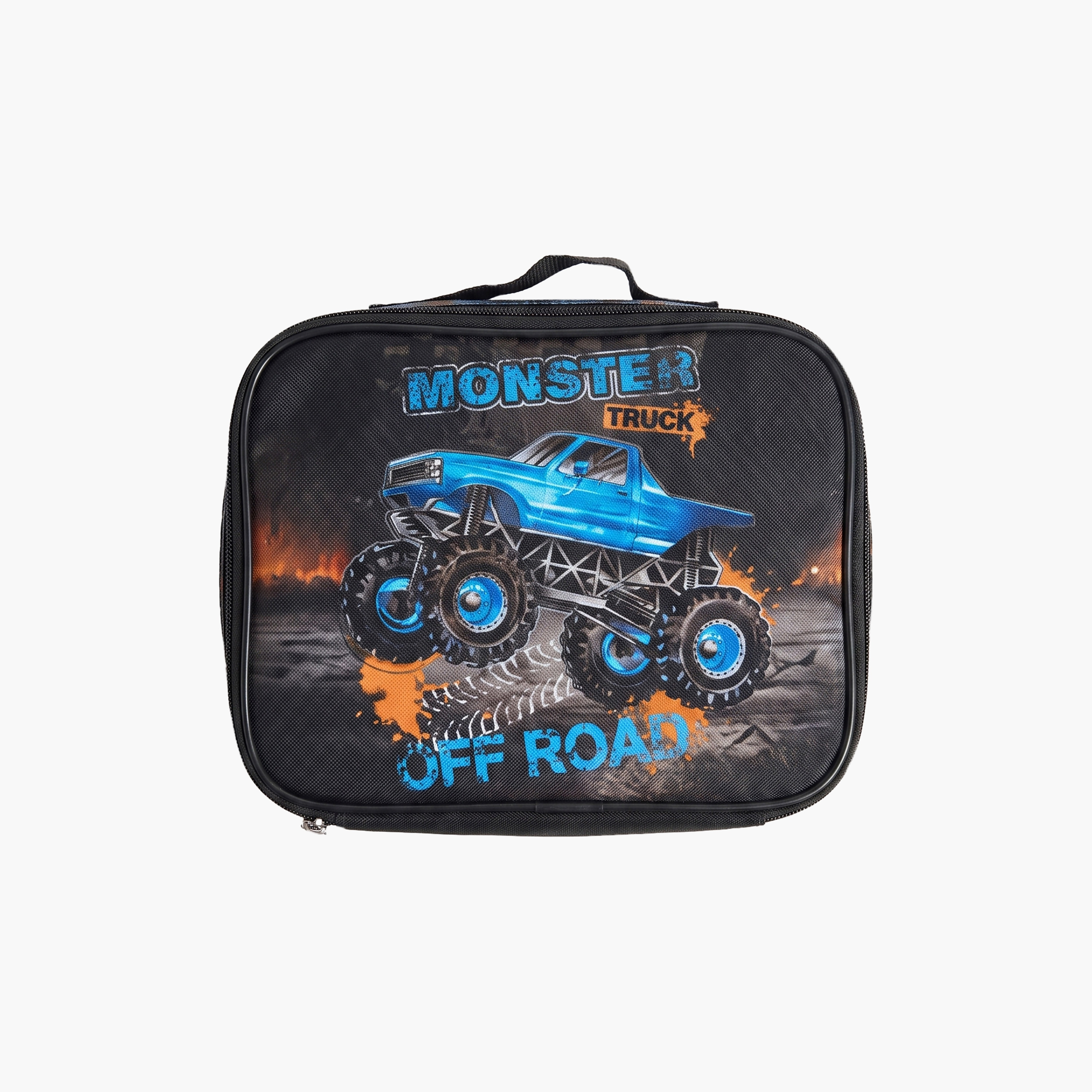 Royal Falcon Monster Truck 5-Piece School Backpack Set for Boys 5-8 Years with Lunch Bag - 15 Inch-school-bagsandbackpacks-backpacks-image-3