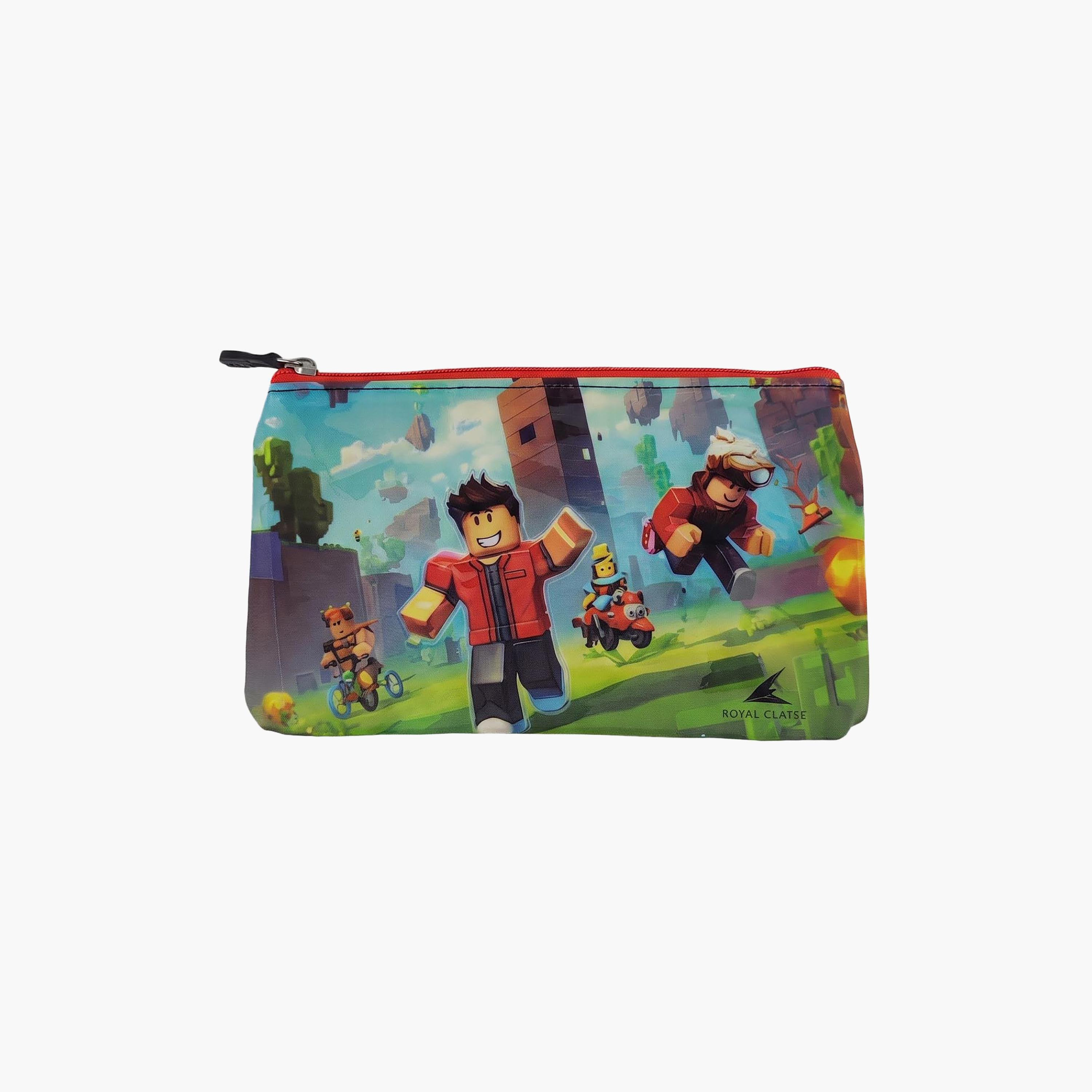 Royal Falcon Action Hero Blox 5-Piece School Trolley Backpack Set for Boys 5-8 Years - 16 Inch-school-bagsandbackpacks-trolleybags-image-5