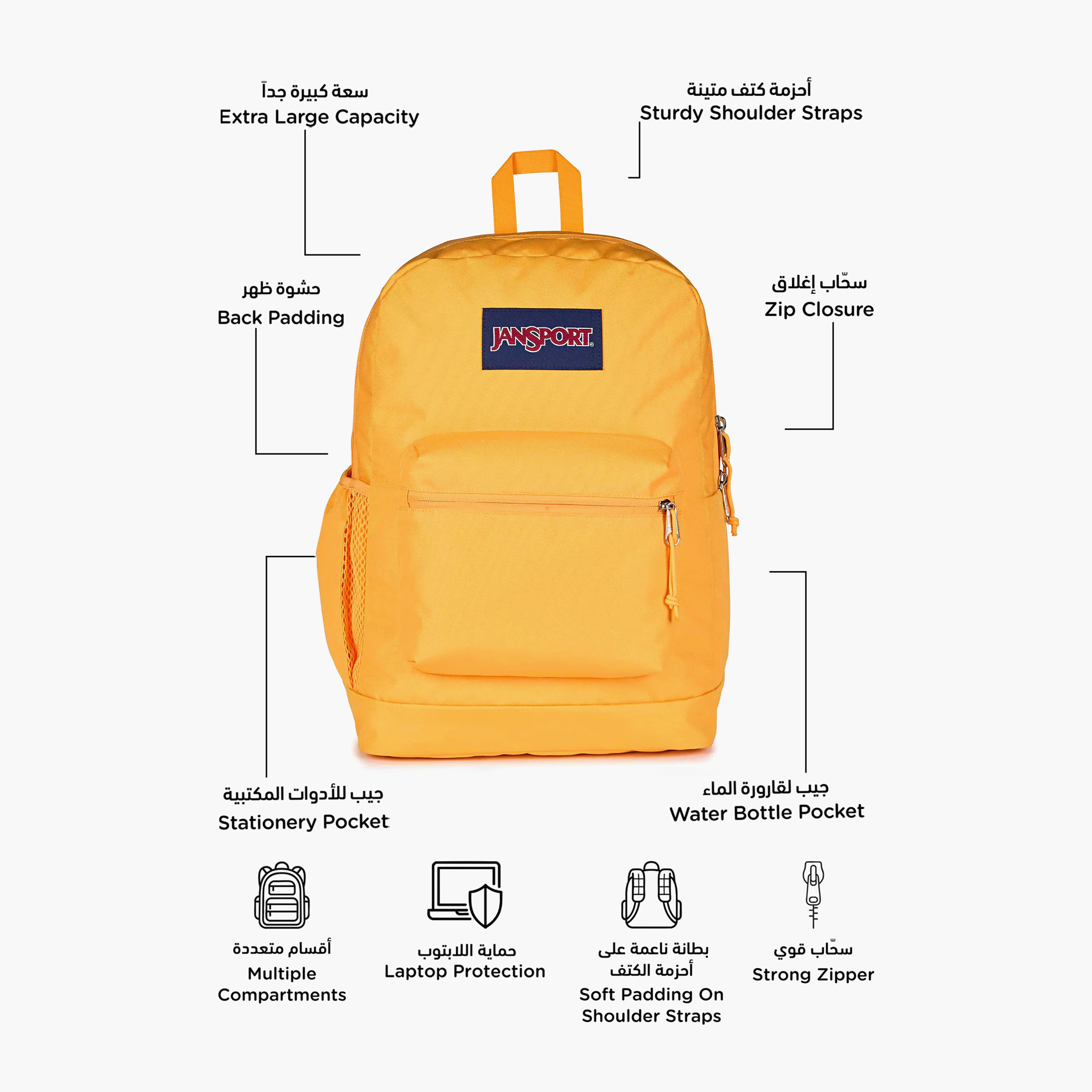 Jansport Backpack with Laptop Sleeve - 15inch-school-bagsandbackpacks-backpacks-image-44