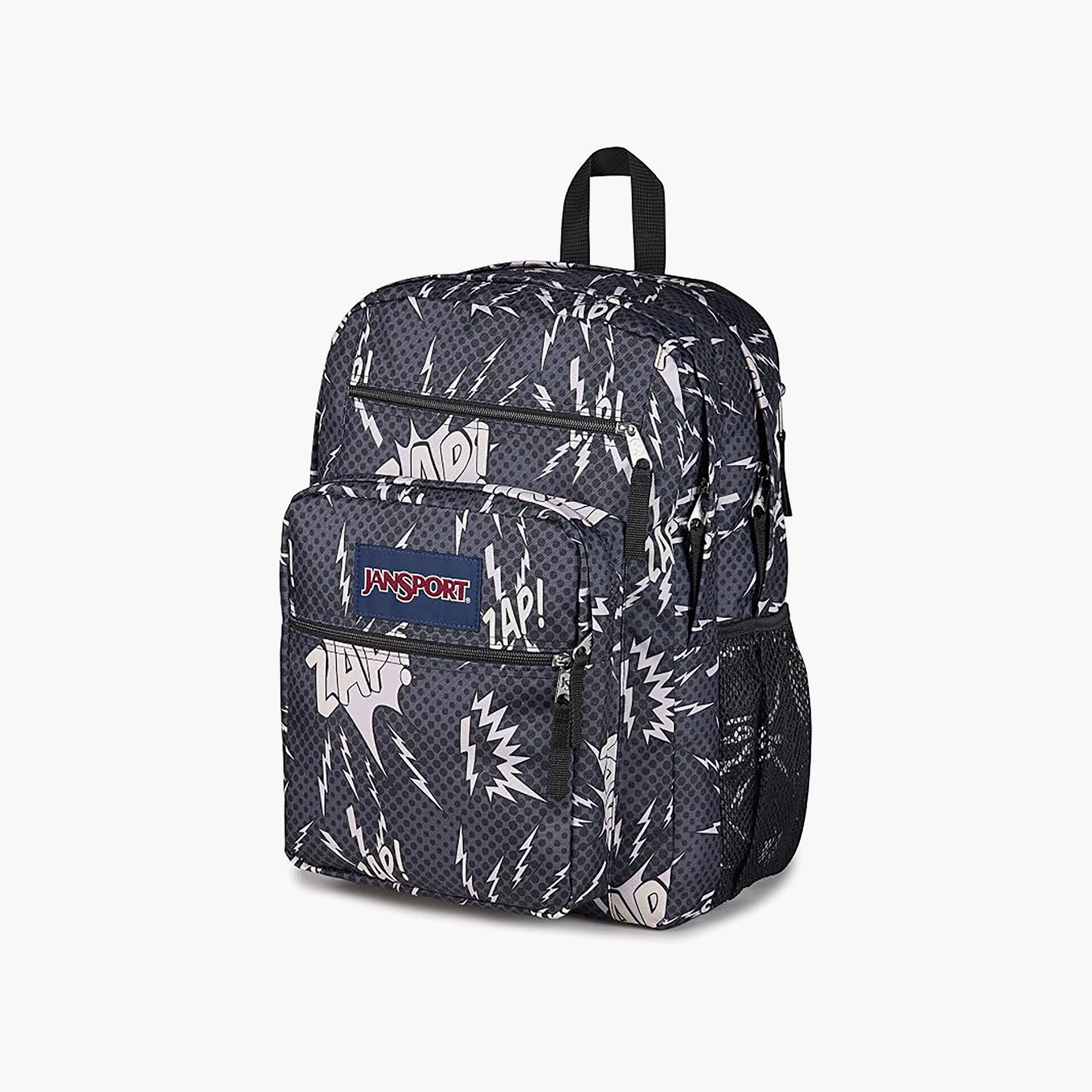 Jansport Big Student Printed Backpack with Zip Closure - 43x33x25 cms Lifetime Warranty-school-bagsandbackpacks-backpacks-image-44