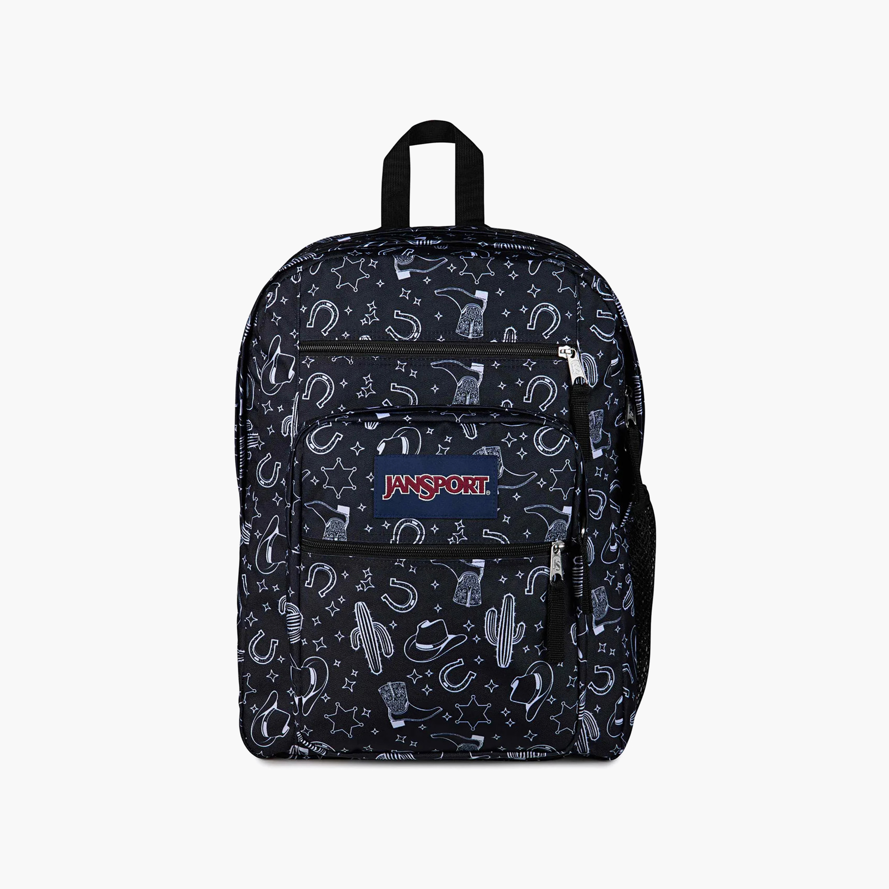 Jansport Big Student Printed Backpack with Zip Closure - 43x33x25 cms Lifetime Warranty-school-bagsandbackpacks-backpacks-image-51