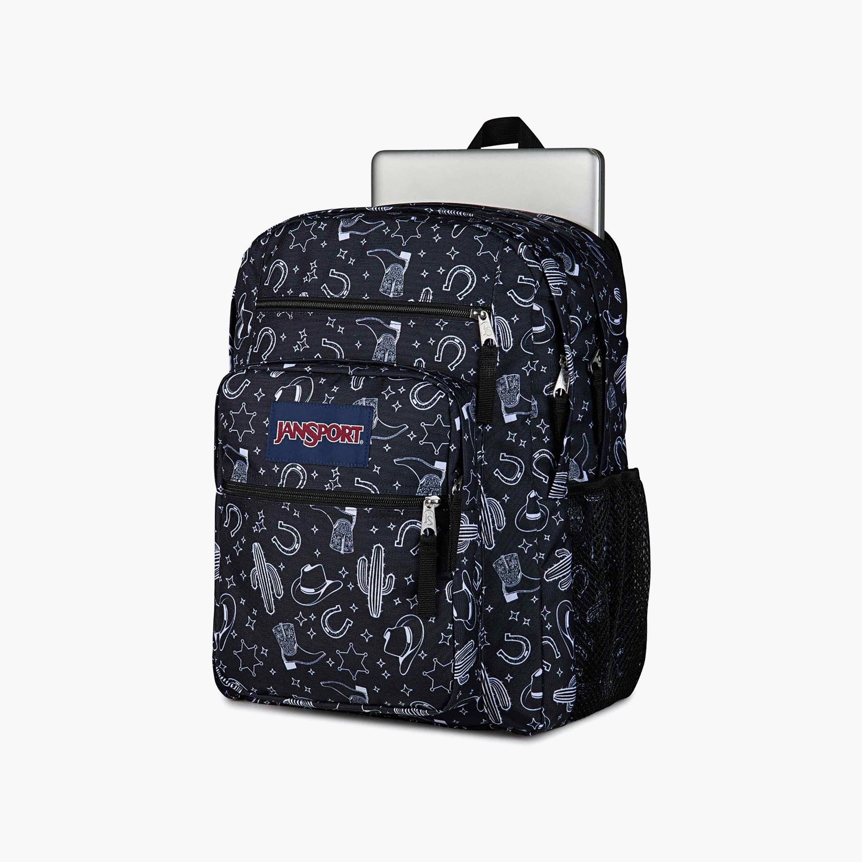 Jansport Big Student Printed Backpack with Zip Closure - 43x33x25 cms Lifetime Warranty-school-bagsandbackpacks-backpacks-image-52