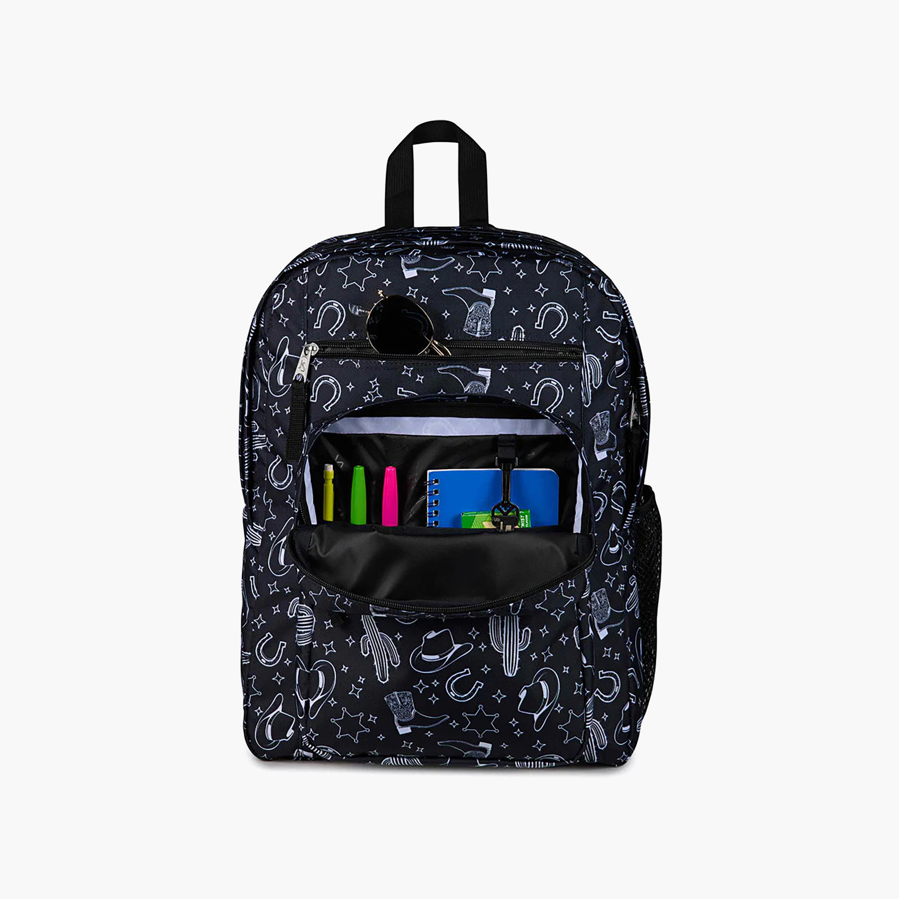Jansport Big Student Printed Backpack with Zip Closure - 43x33x25 cms Lifetime Warranty-school-bagsandbackpacks-backpacks-image-53