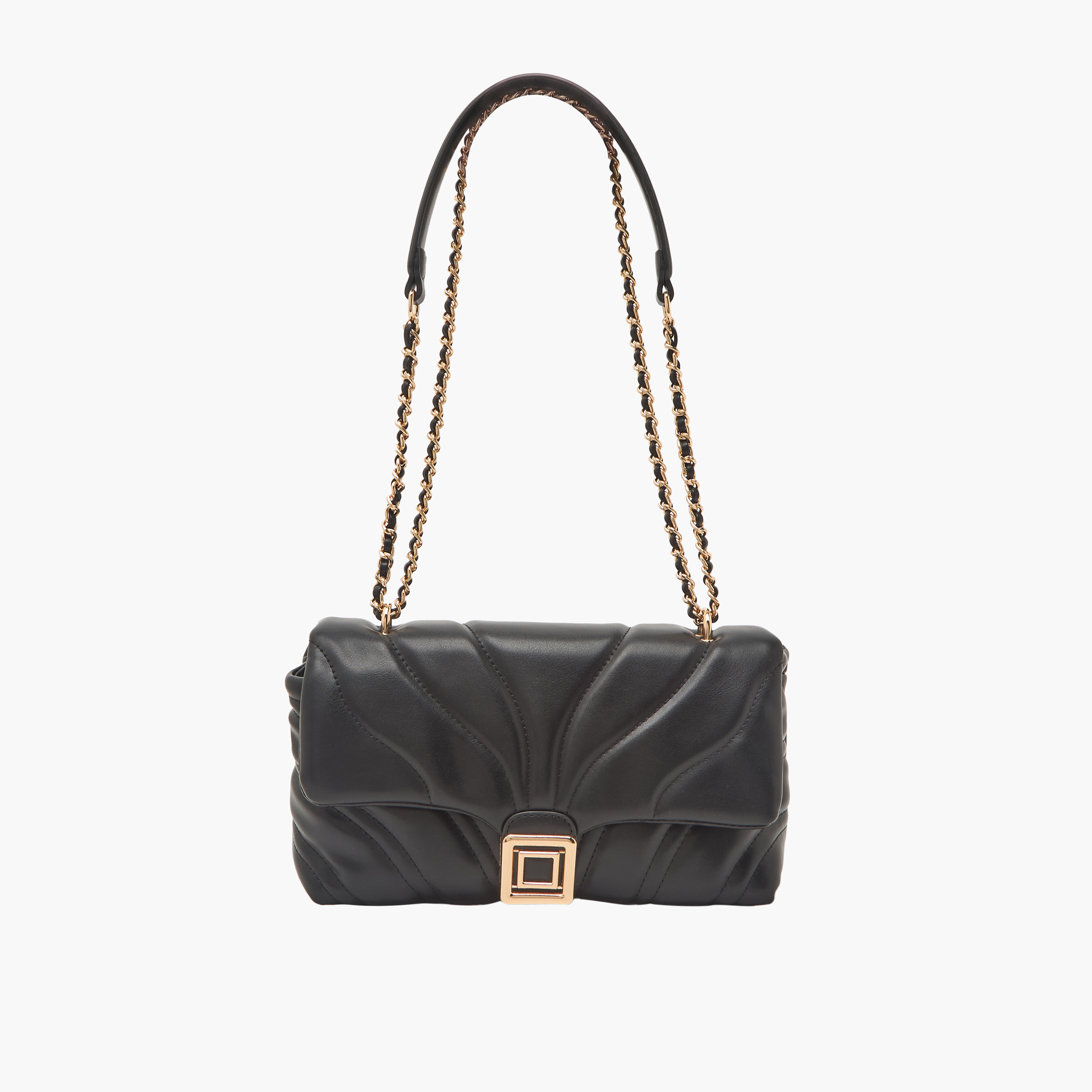 Sasha Quilted Crossbody Bag with Chain Strap-women-bagsandwallets-handbags-image-2