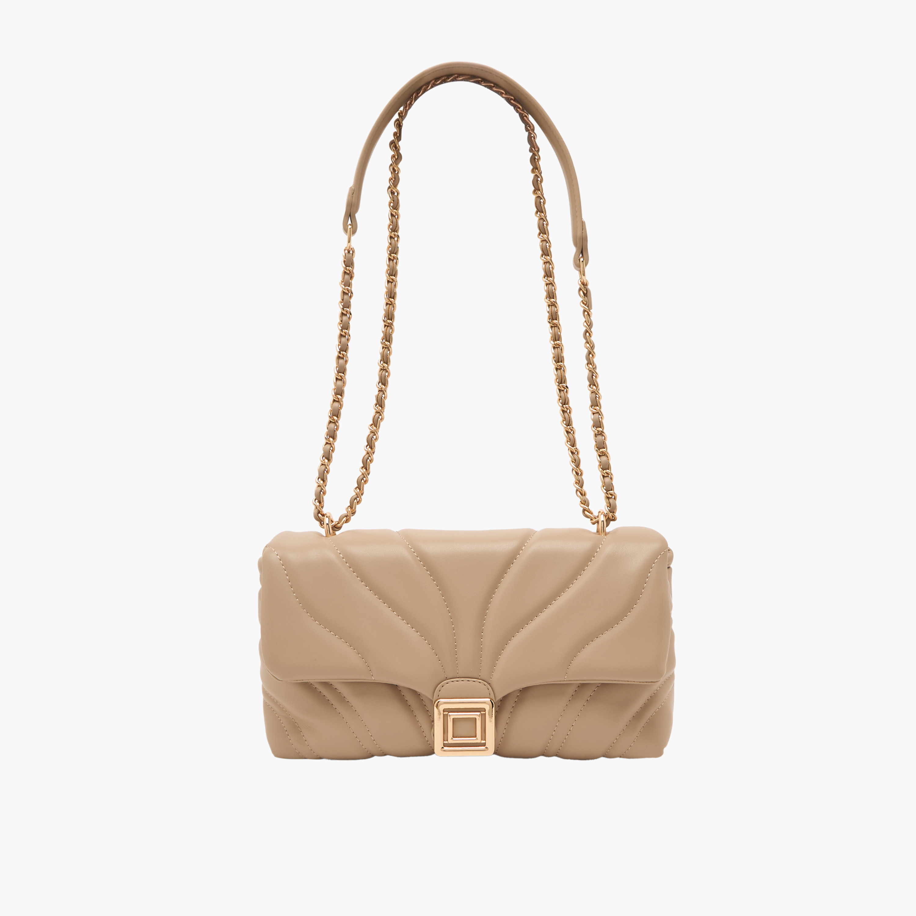 Sasha Quilted Crossbody Bag with Chain Strap-women-bagsandwallets-handbags-image-2