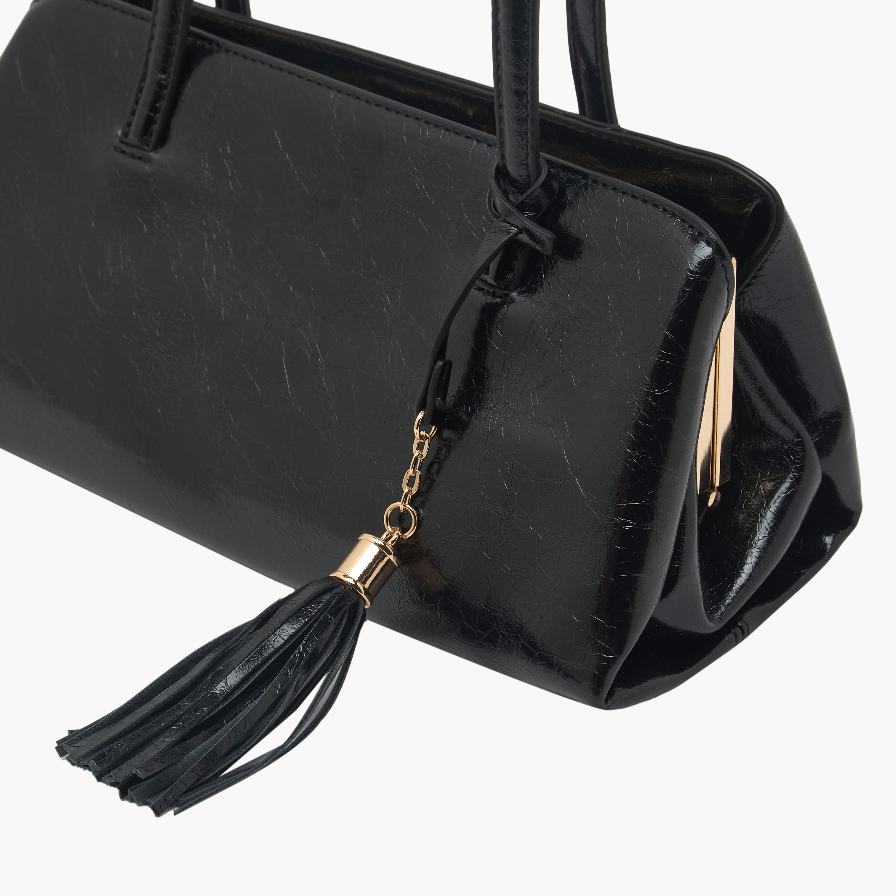 Sasha Textured Tote Bag with Tassel Accent-women-bagsandwallets-handbags-image-4