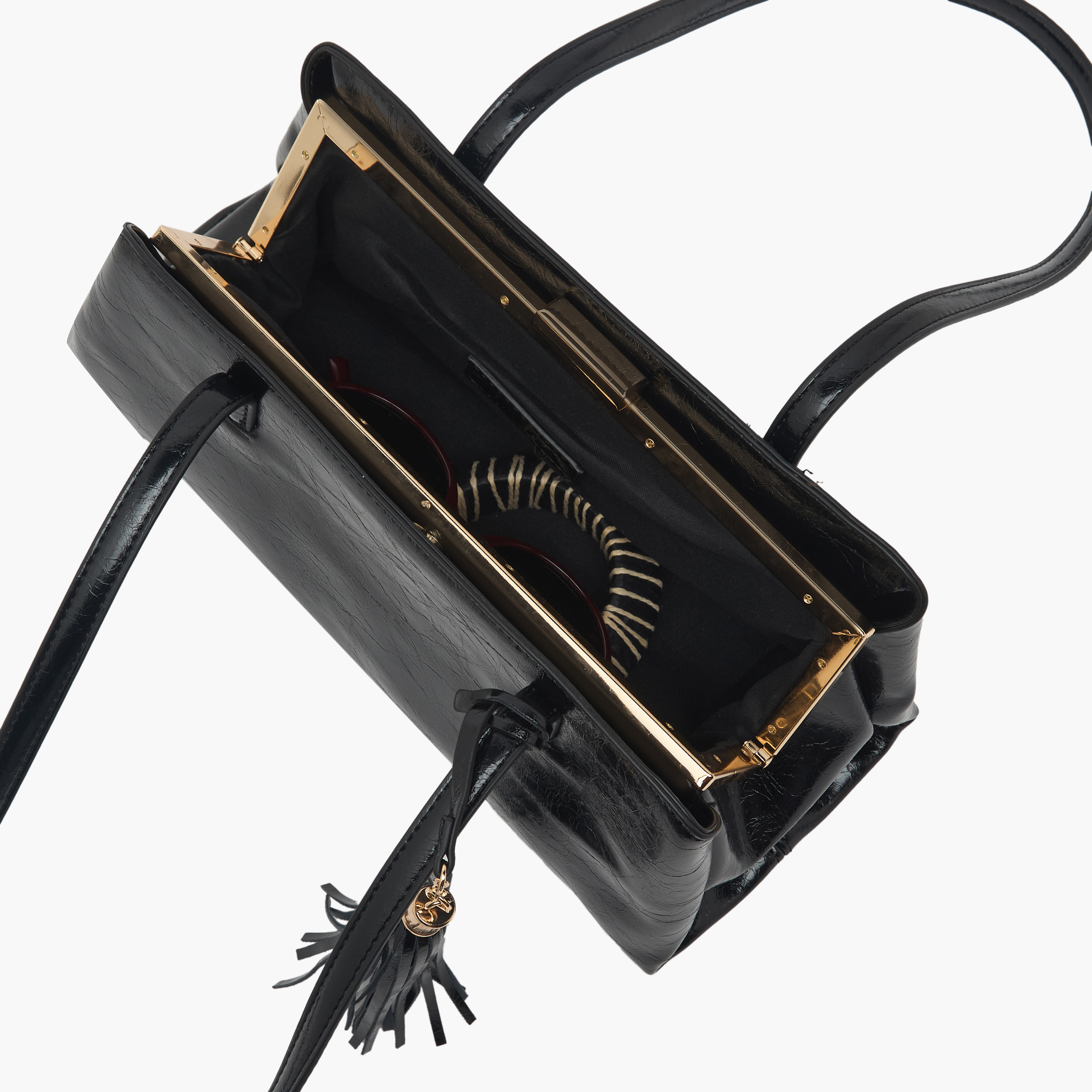 Sasha Textured Tote Bag with Tassel Accent-women-bagsandwallets-handbags-image-7