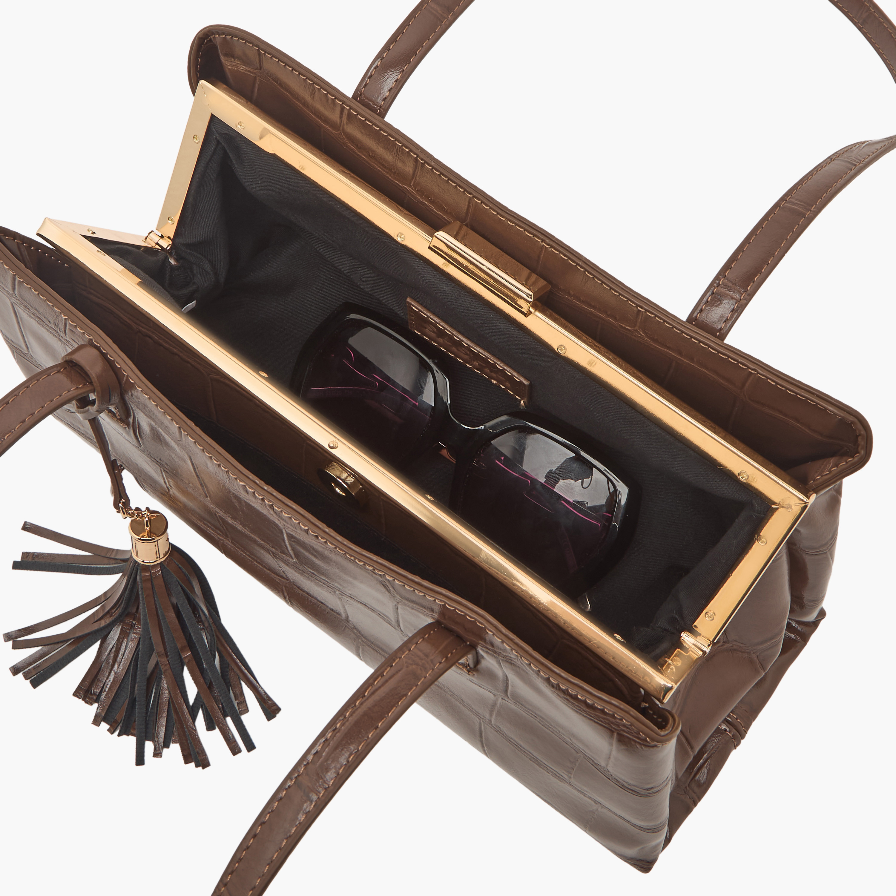 Sasha Textured Tote Bag with Tassel Accent-women-bagsandwallets-handbags-image-7