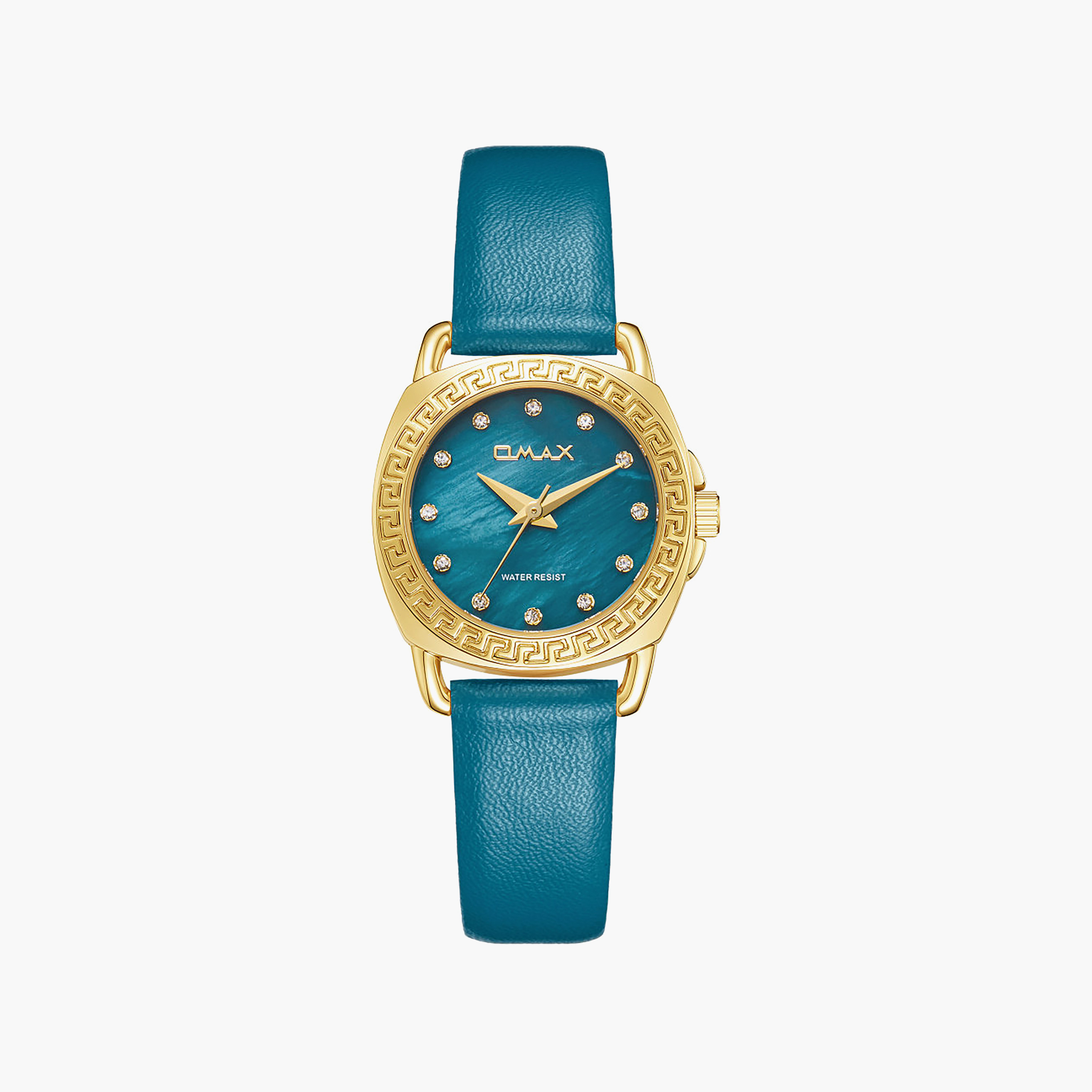 OMAX Women's Analog Round 28 MM Strap Buckle Watch | SQ-BSL002G33S3-women-watchesandjewellery-watches-image-1