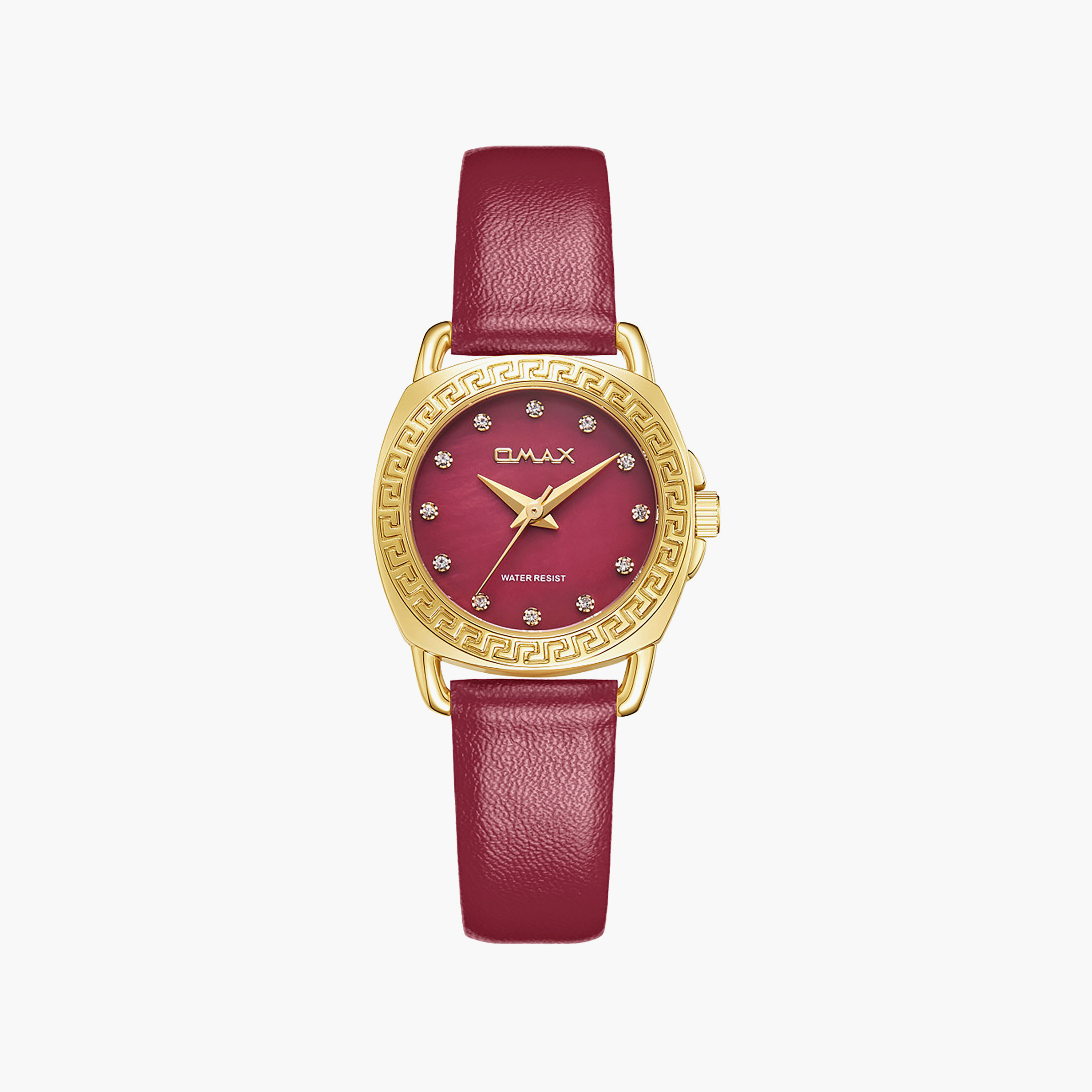 OMAX Women's Analog Round 28 MM Strap Buckle Watch | SQ-BSL002G33S3-women-watchesandjewellery-watches-image-1