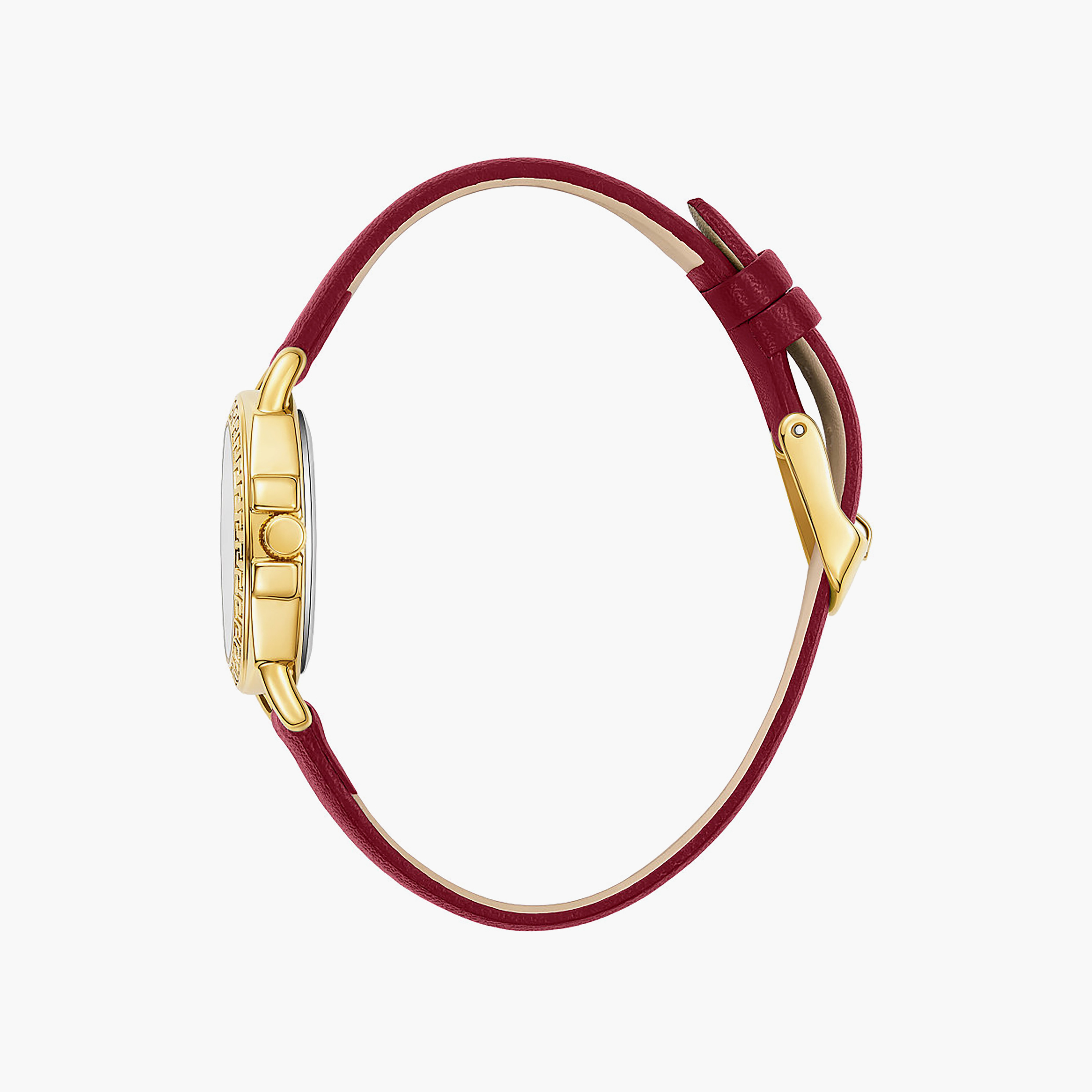 OMAX Women's Analog Round 28 MM Strap Buckle Watch | SQ-BSL002G33S3-women-watchesandjewellery-watches-image-2