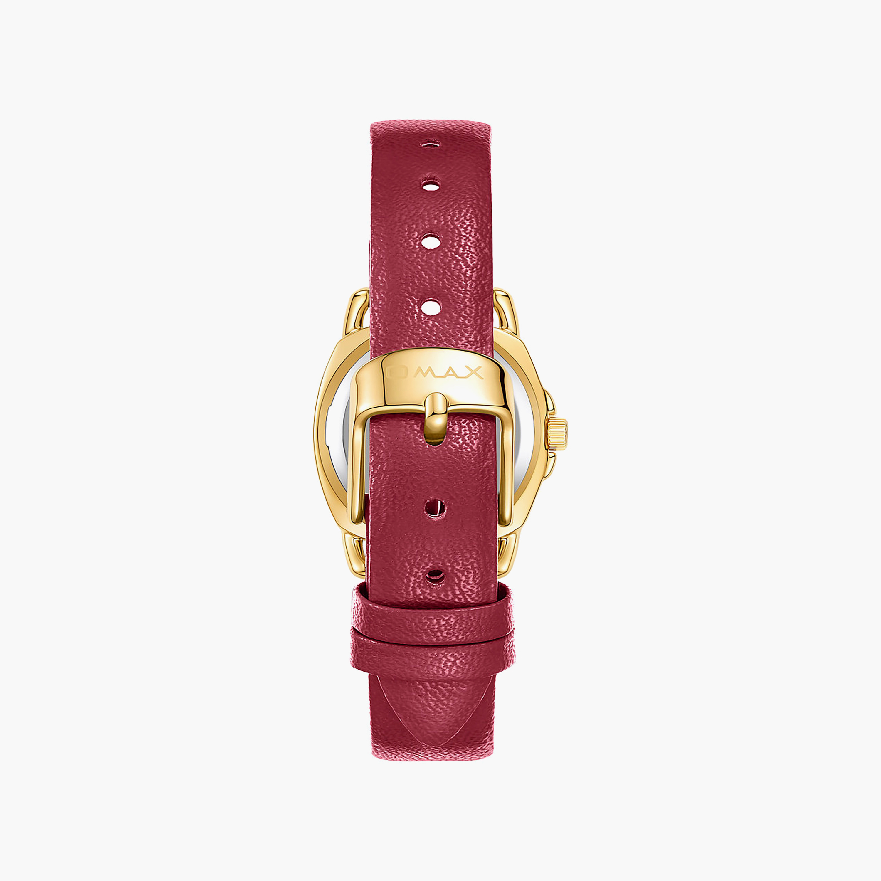 OMAX Women's Analog Round 28 MM Strap Buckle Watch | SQ-BSL002G33S3-women-watchesandjewellery-watches-image-3