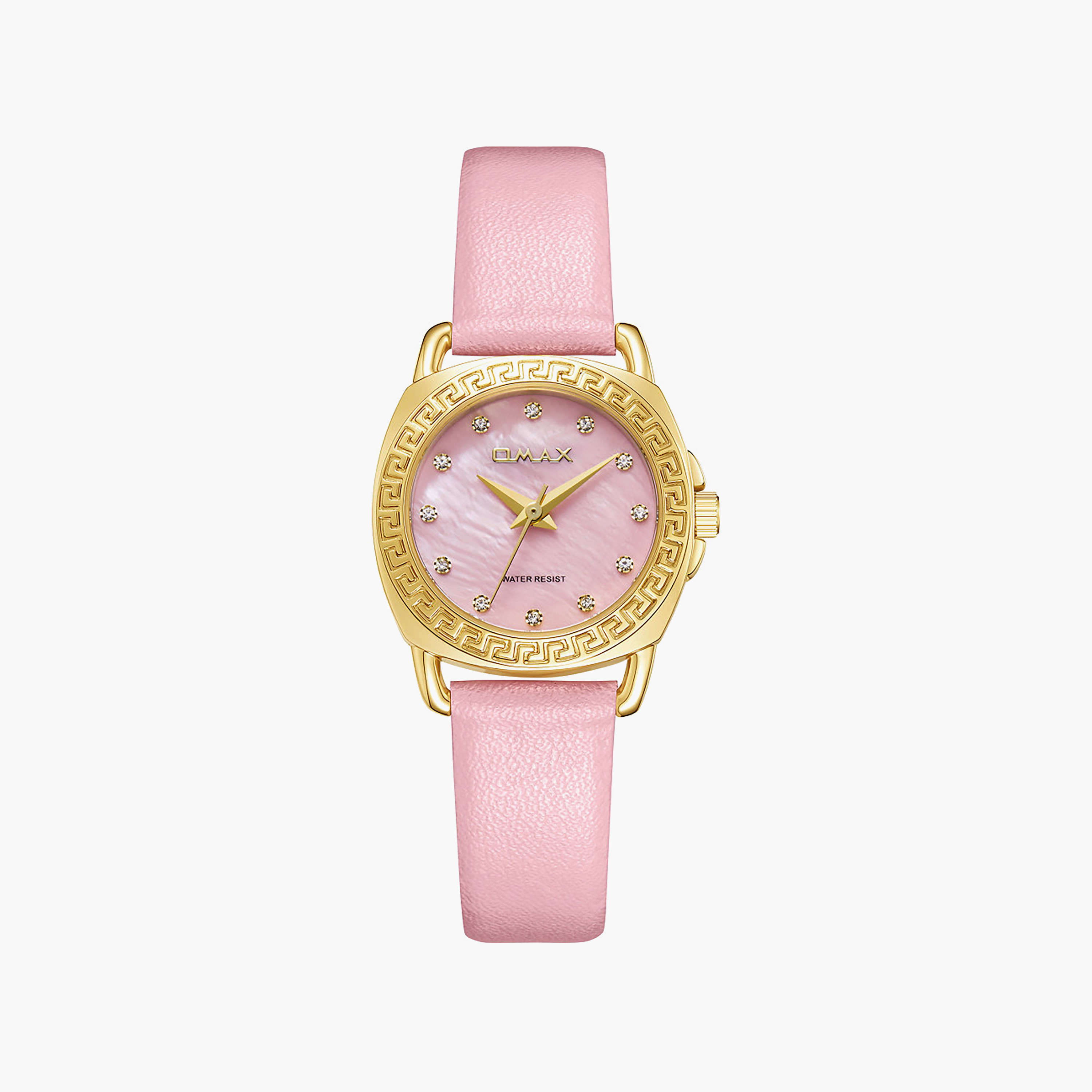 OMAX Women's Analog Round 28 MM Strap Buckle Watch | SQ-BSL002G33S3-women-watchesandjewellery-watches-image-1
