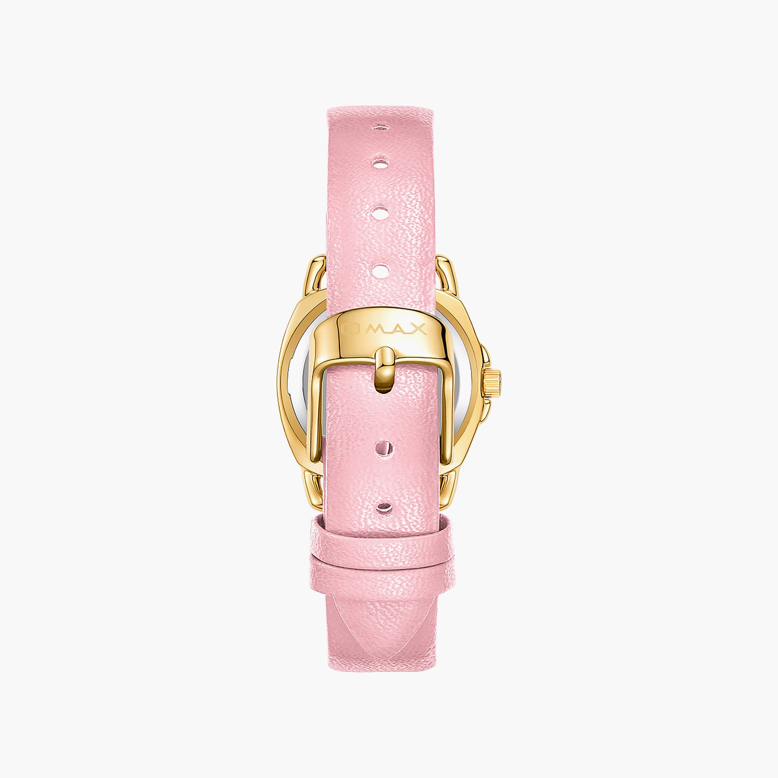 OMAX Women's Analog Round 28 MM Strap Buckle Watch | SQ-BSL002G33S3-women-watchesandjewellery-watches-image-3