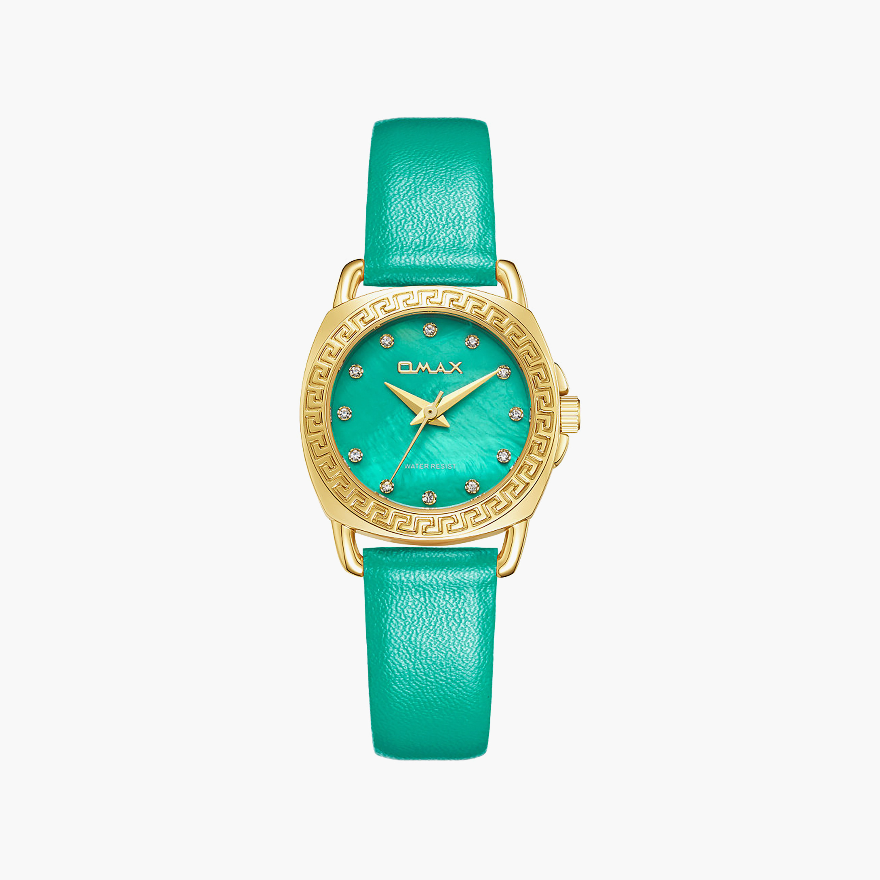 OMAX Women's Analog Round 28 MM Strap Buckle Watch | SQ-BSL002G33S3-women-watchesandjewellery-watches-image-1