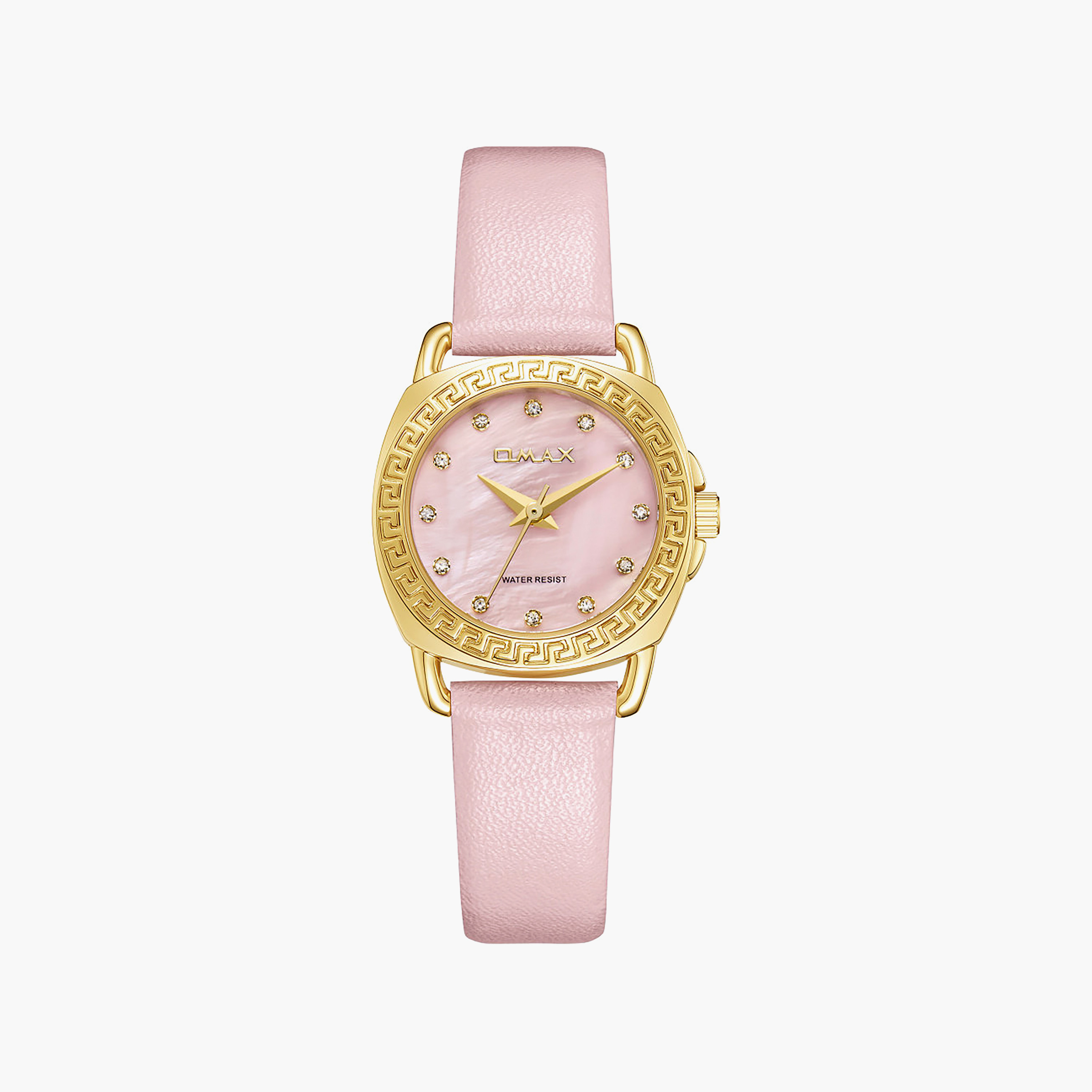 ساعة أوماكس النسائية التناظرية الدائرية بقطر 28 مم مع مشبك | SQ-BSL002GUUS3-women-watchesandjewellery-watches-image-1
