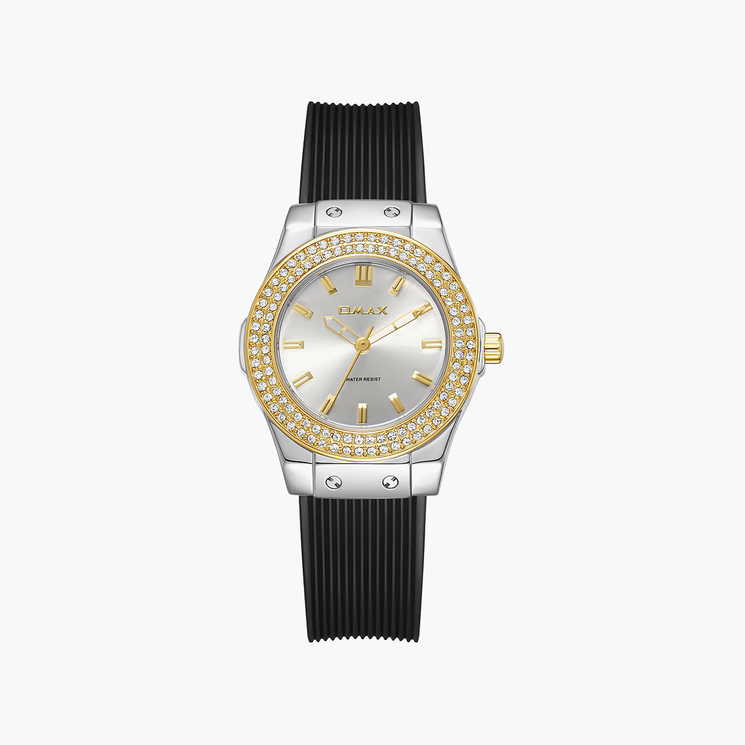 OMAX Women's Analog Round 30 MM Strap Buckle Watch | SQ-BSS002P22I3-women-watchesandjewellery-watches-image-1