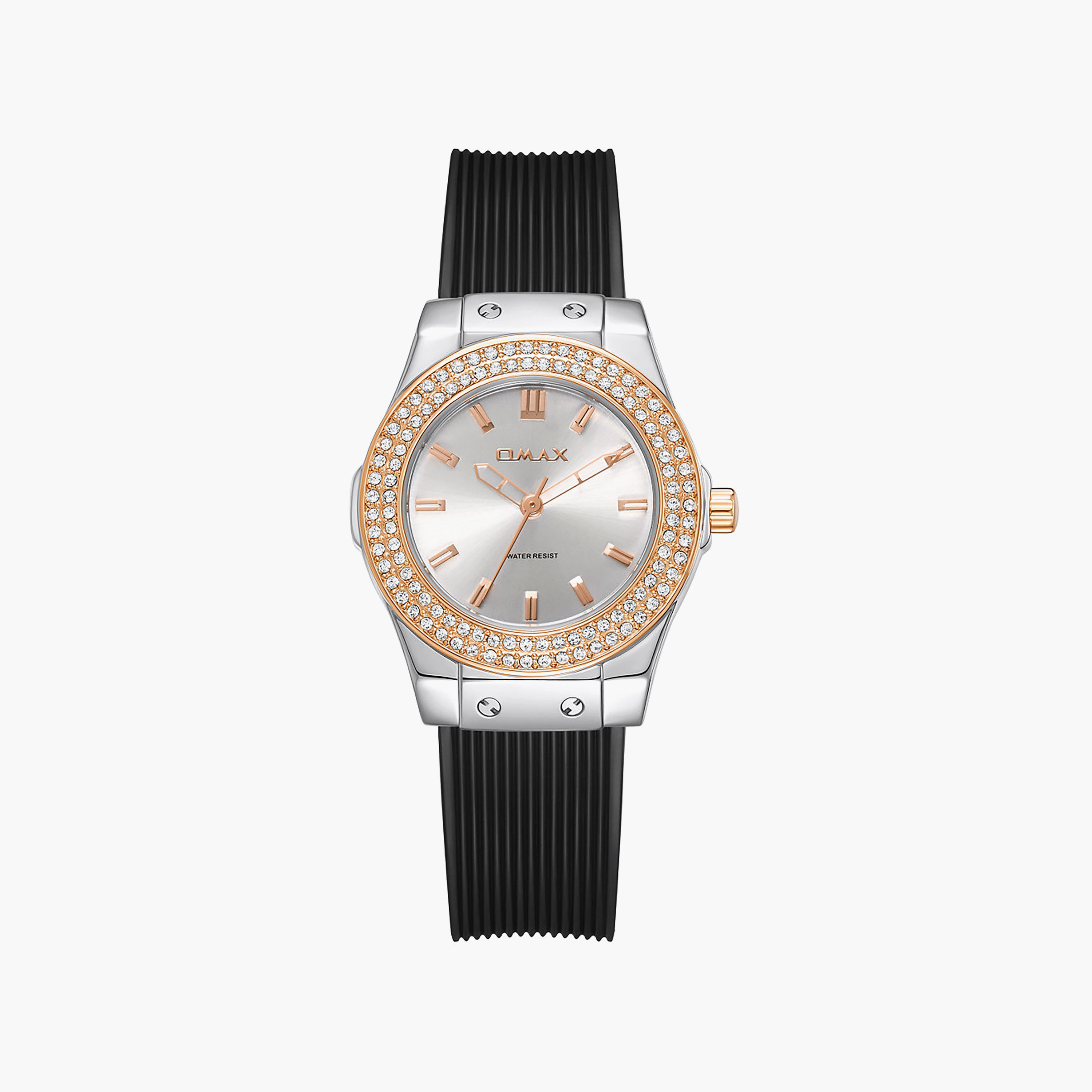 OMAX Women's Analog Round 30 MM Strap Buckle Watch | SQ-BSS002C32I4-women-watchesandjewellery-watches-image-1