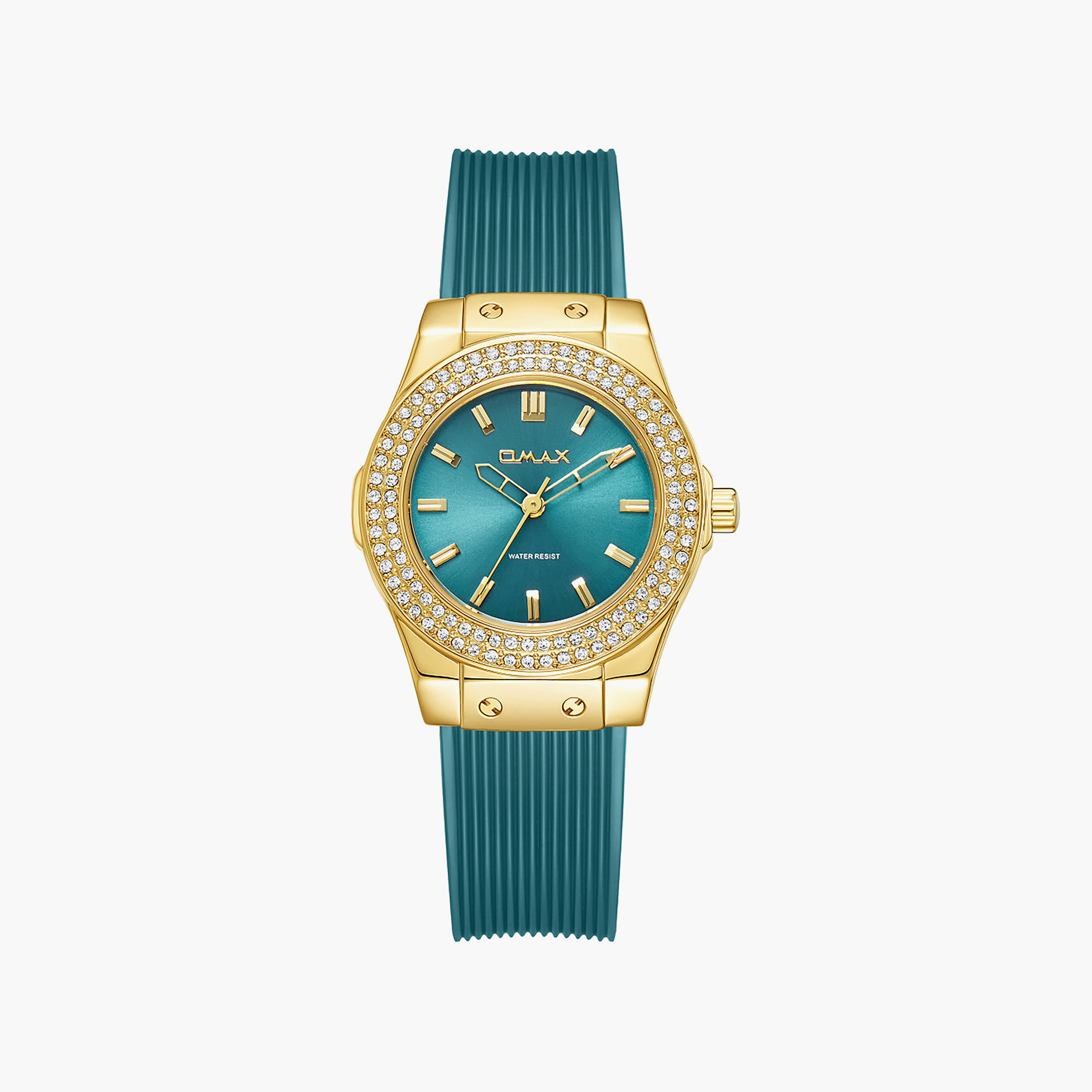 OMAX Women's Analog Round 30 MM Strap Buckle Watch | SQ-BSS002G44I3-women-watchesandjewellery-watches-image-1