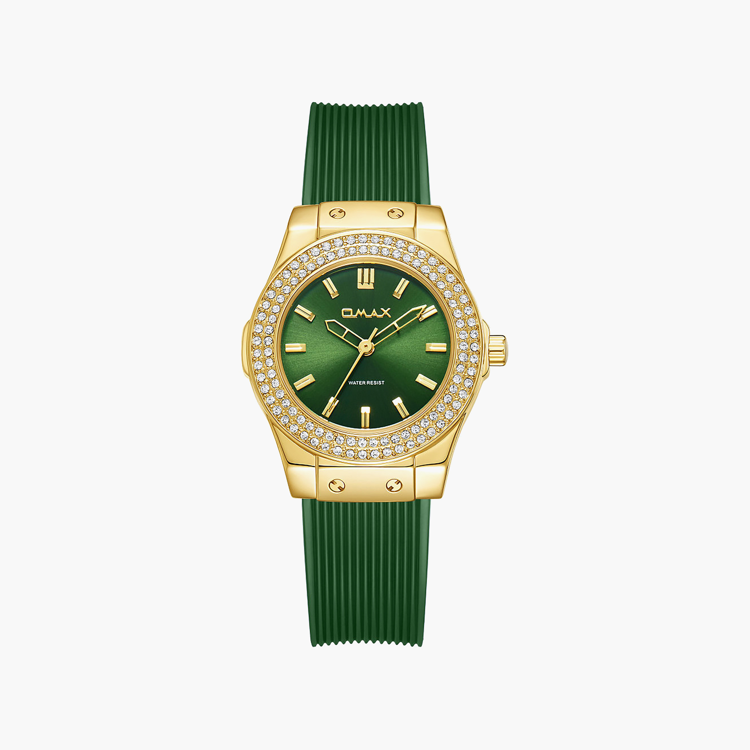 OMAX Women's Analog Round 30 MM Strap Buckle Watch | SQ-BSS002G44I3-women-watchesandjewellery-watches-image-1