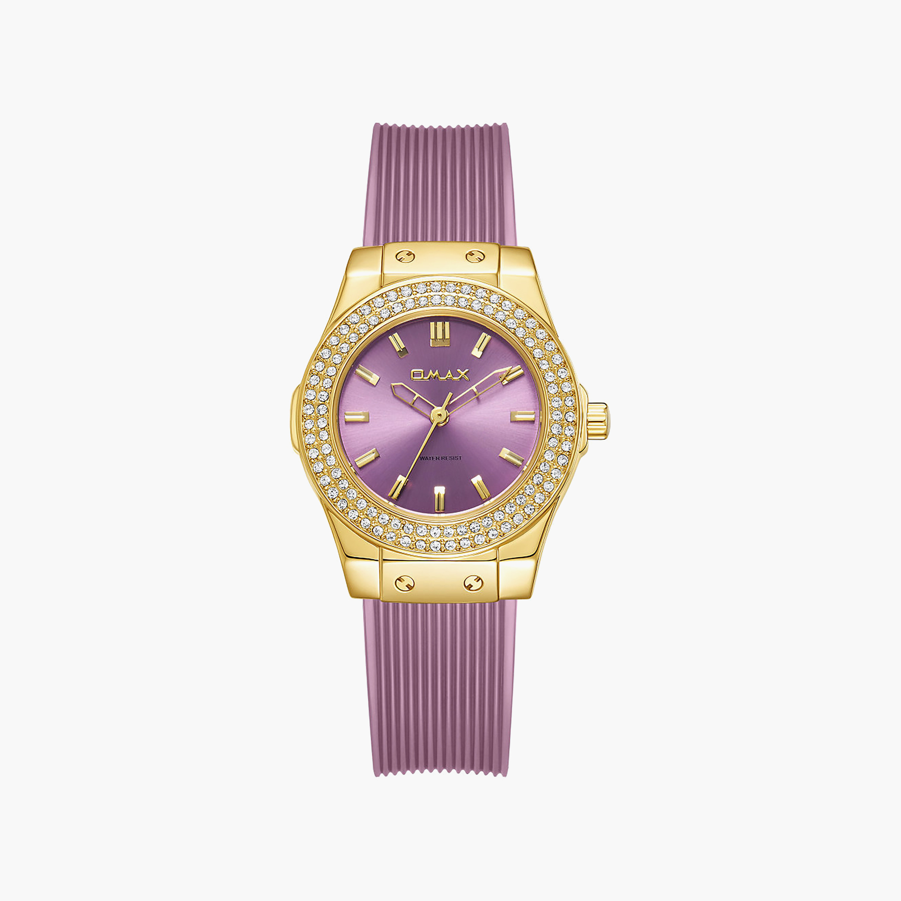 OMAX Women's Analog Round 30 MM Strap Buckle Watch | SQ-BSS002G44I3-women-watchesandjewellery-watches-image-1