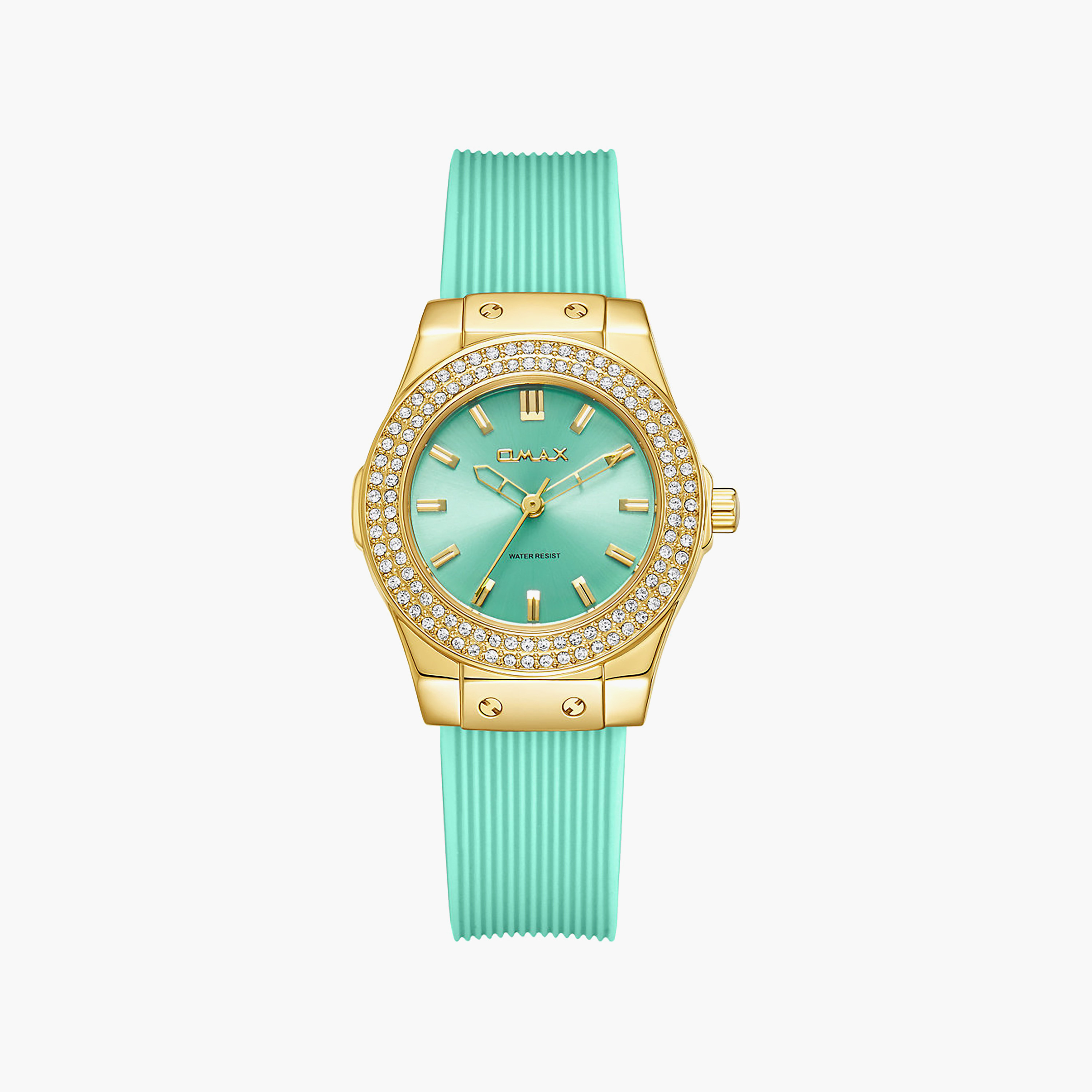 OMAX Women's Analog Round 30 MM Strap Buckle Watch | SQ-BSS002G44I3-women-watchesandjewellery-watches-image-1