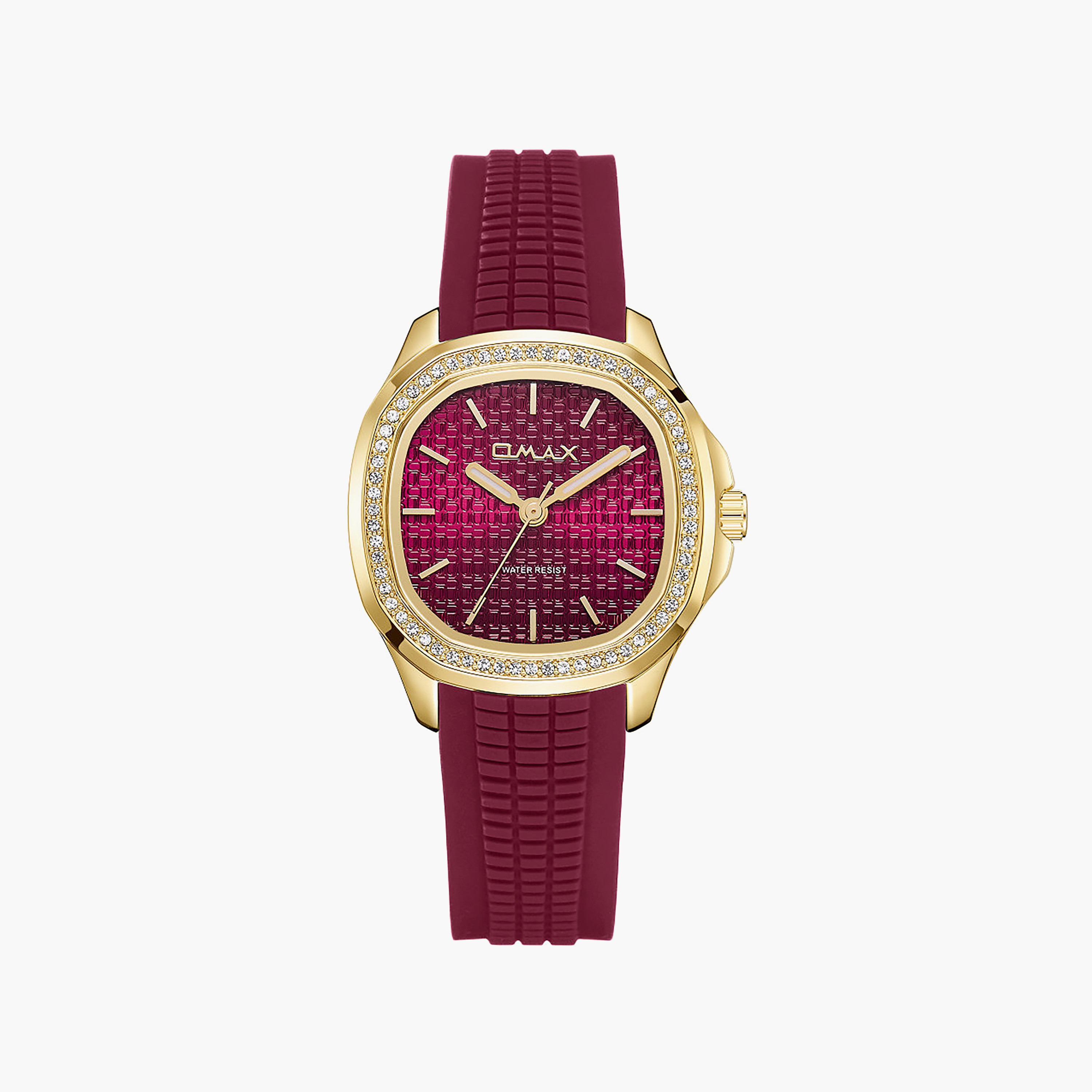 OMAX Women's Analog Round 32 MM Strap Buckle Watch | SQ-BSS004G44I3-women-watchesandjewellery-watches-image-1