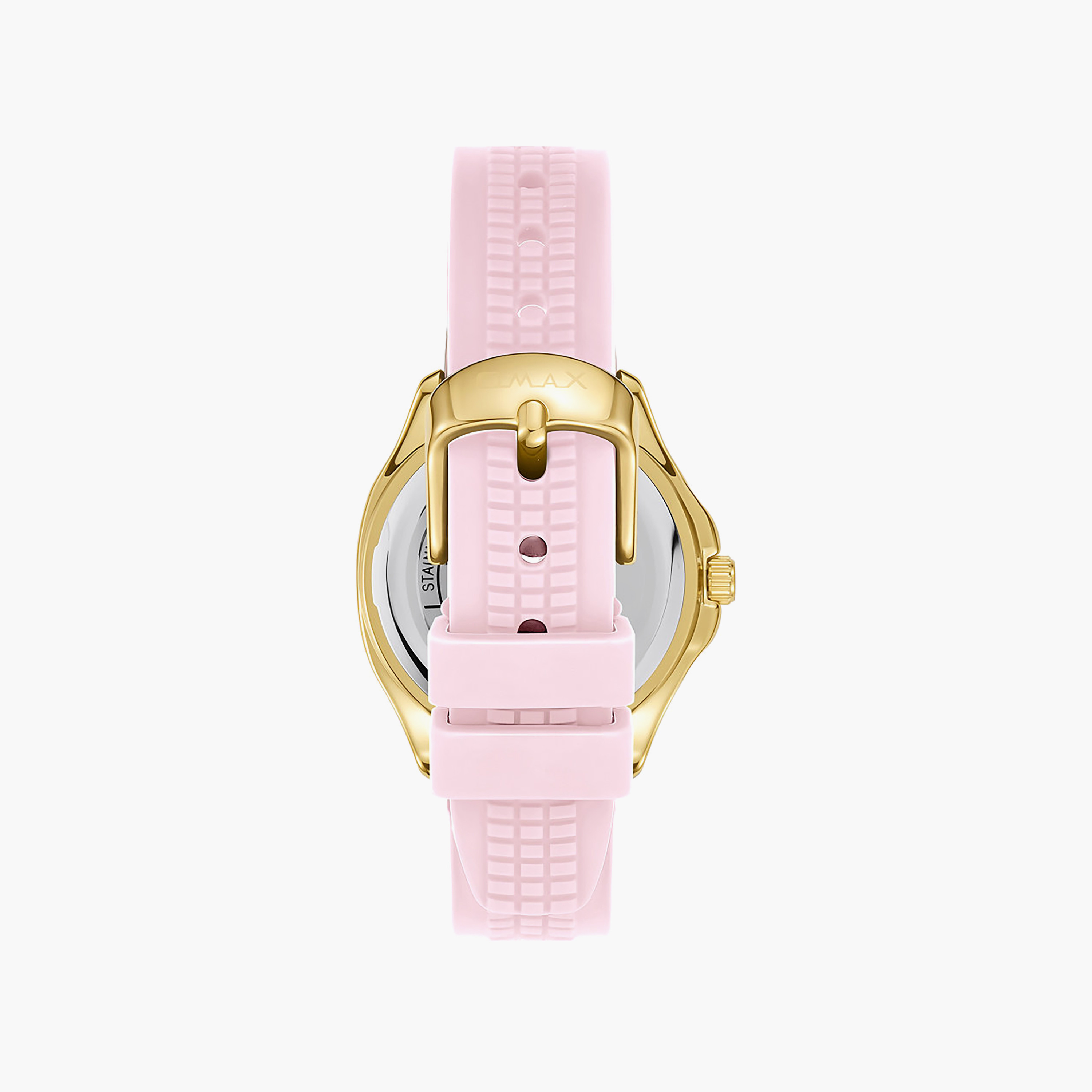 OMAX Women's Analog Round 32 MM Strap Buckle Watch | SQ-BSS004G44I3-women-watchesandjewellery-watches-image-3