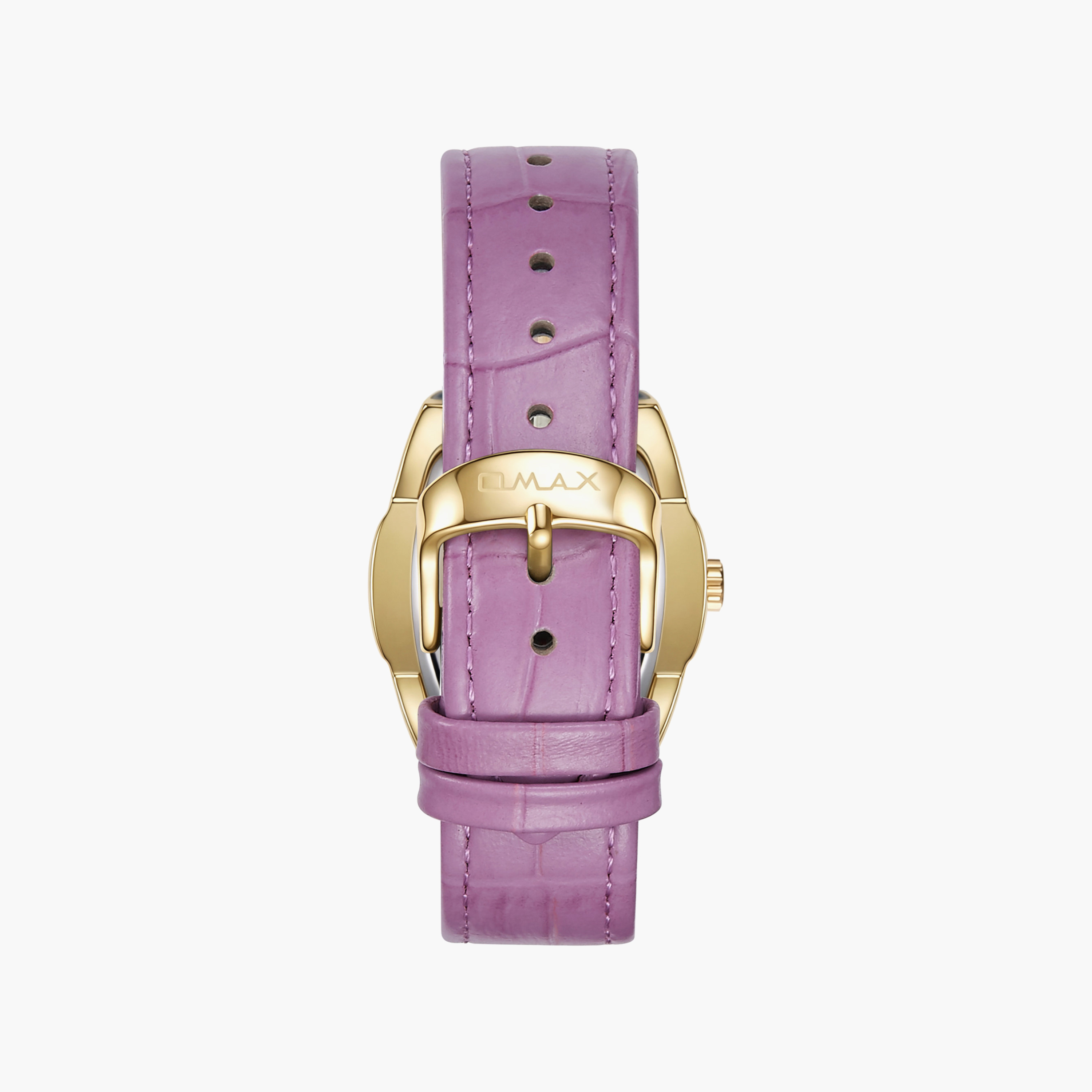 ساعة أوماكس النسائية التناظرية ذات الحزام المستطيل مقاس 30 مم مع مشبك | SQ-CSL002GLLI3-women-watchesandjewellery-watches-image-3