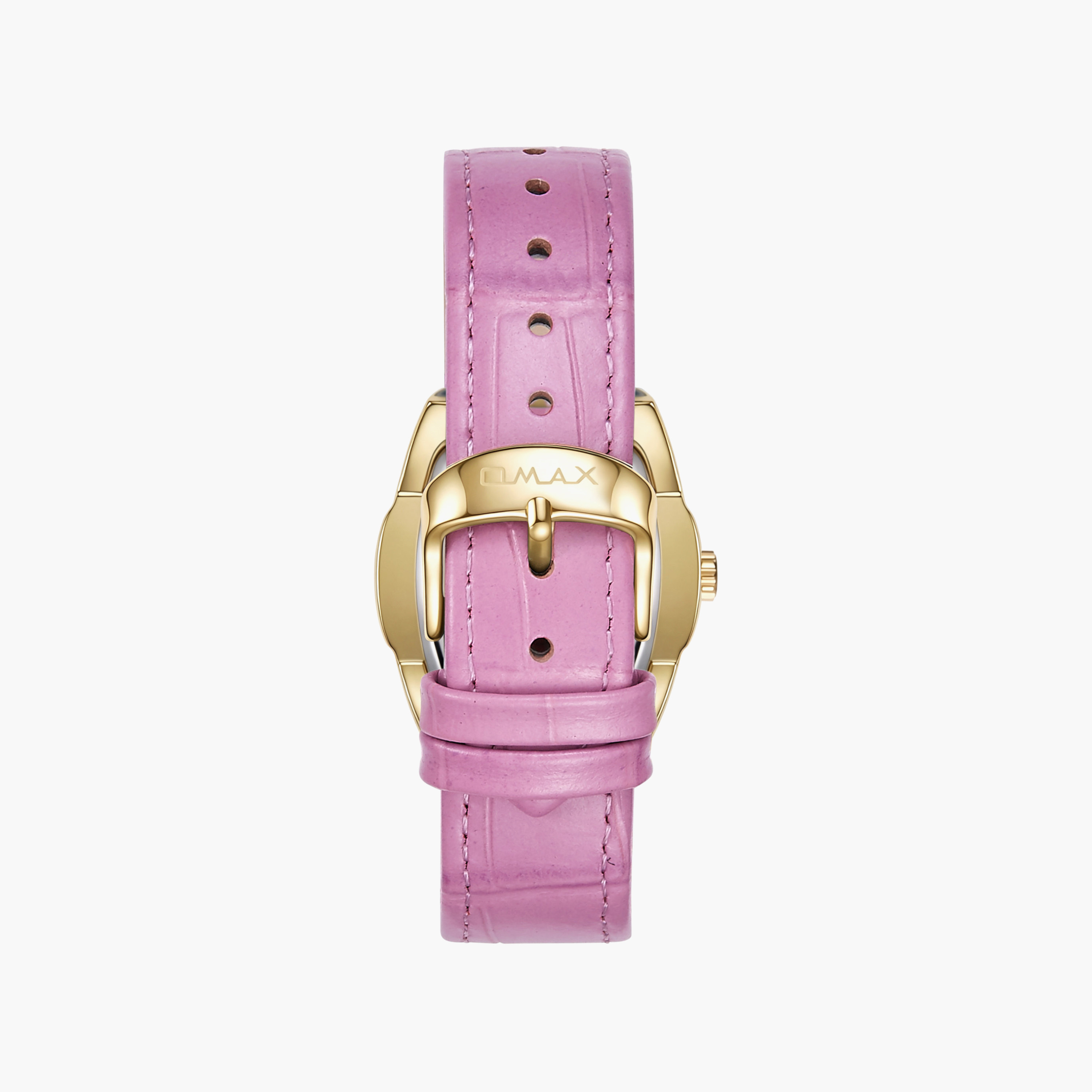 OMAX Women's Analog Rectangular 30 MM Strap Buckle Watch | SQ-CSL002GMMI3-women-watchesandjewellery-watches-image-3
