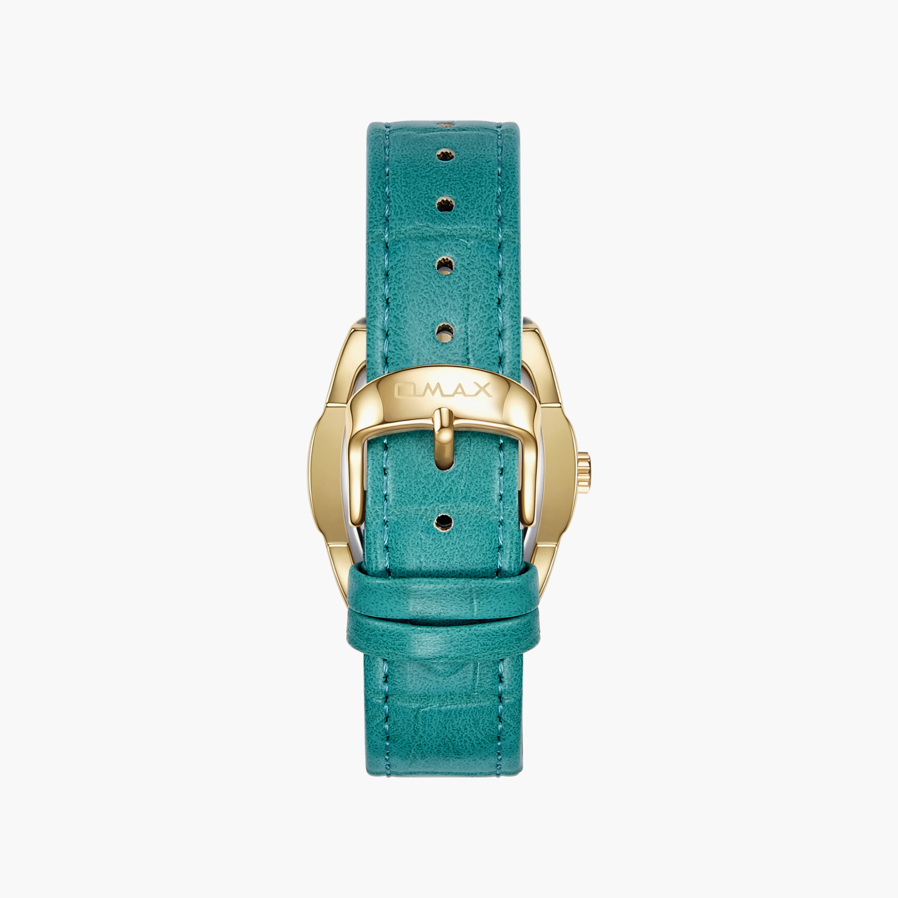 ساعة أوماكس النسائية التناظرية ذات الحزام المستطيل مقاس 30 مم مع مشبك | SQ-CSL002GTTI3-women-watchesandjewellery-watches-image-3