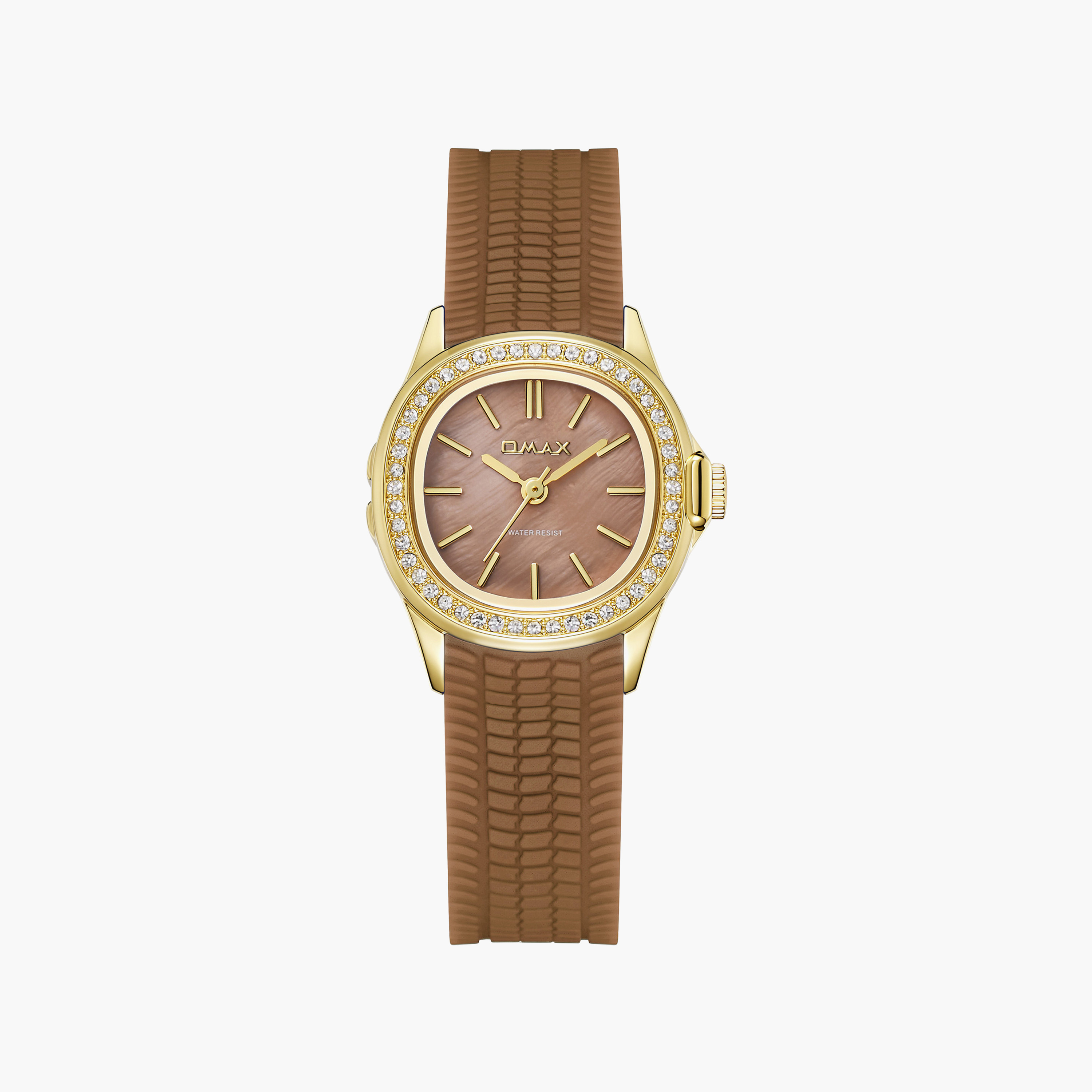 OMAX Women's Analog Round 28 MM Butterfly Buckle Watch | SQ-ESS002G33I1-women-watchesandjewellery-watches-image-1