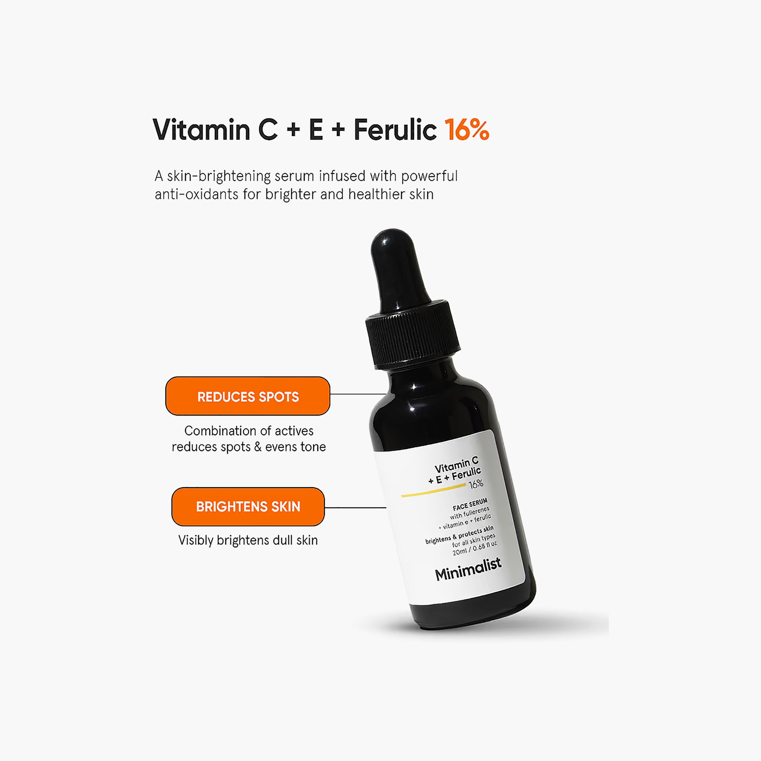 Minimalist Vitamin C + E + Ferulic Acid 16% Face Serum 20 ml-beautyandpersonalcare-skin-treatmentsandserums-image-2