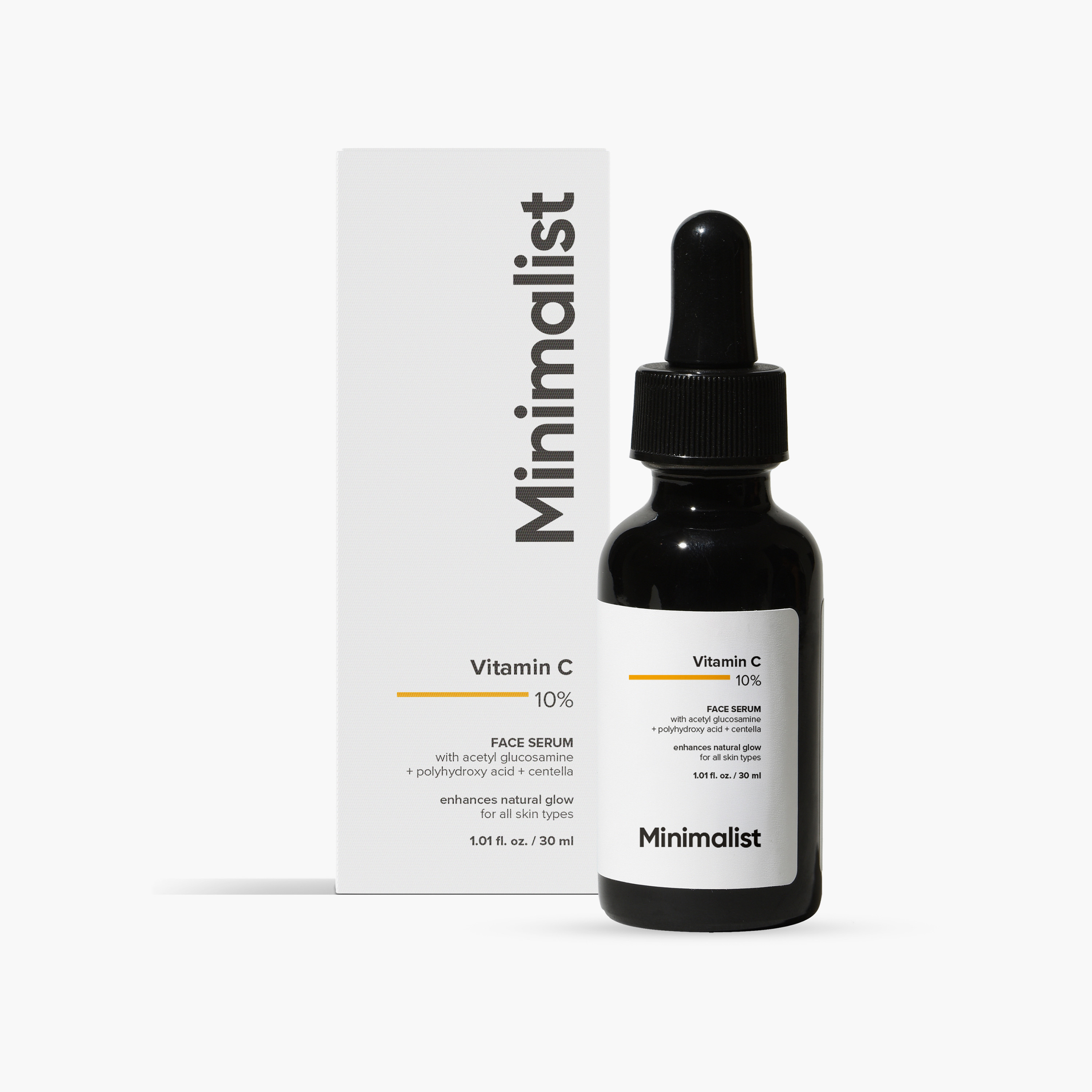 Minimalist Vitamin C + Glucosamine + PHA 10% Face Serum 30 ml-beautyandpersonalcare-skin-treatmentsandserums-image-5