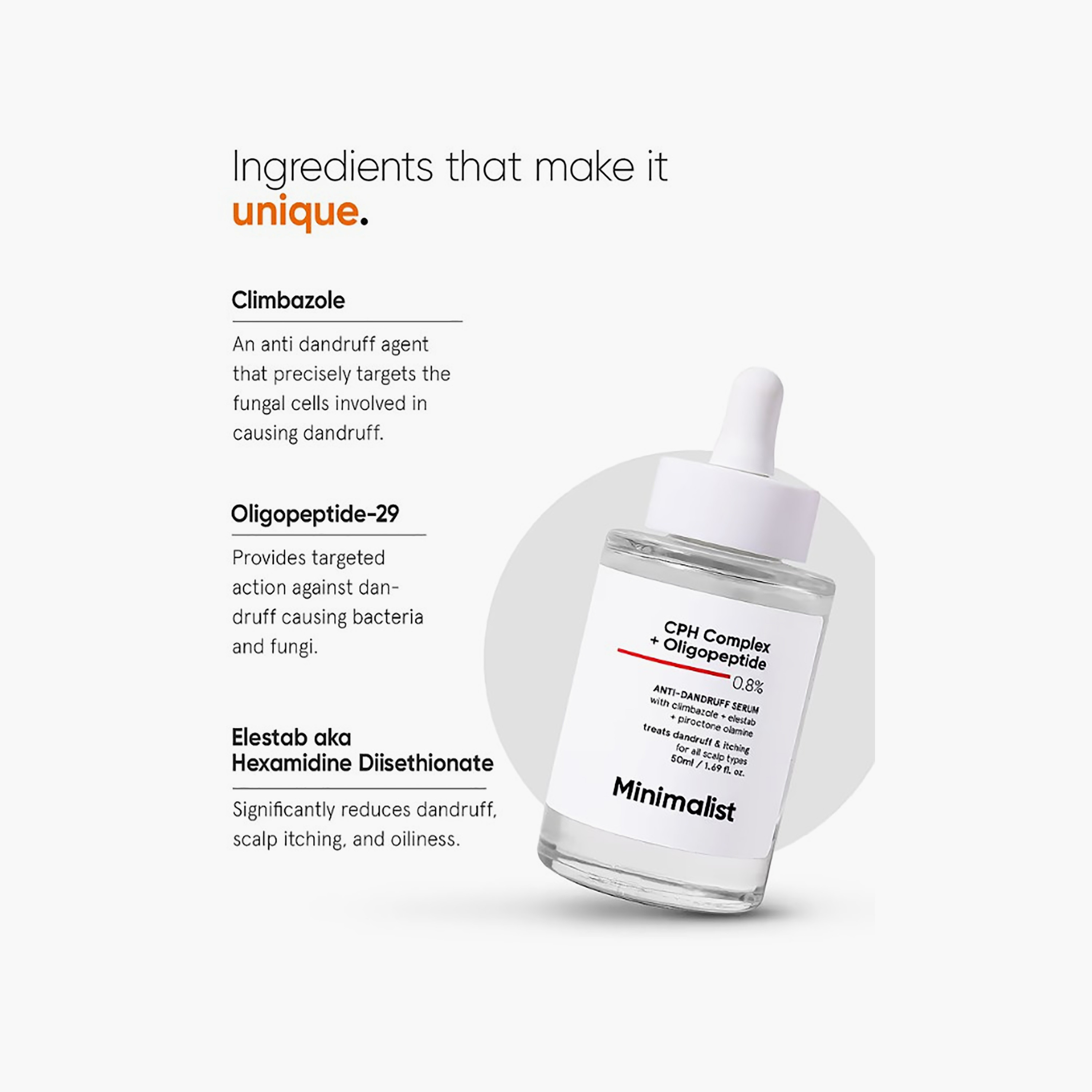 سيروم الشعر Minimalist CPH Complex + Oligopeptide 0.8%، 50 مل-beautyandpersonalcare-hair-haircare-hairserums-image-3