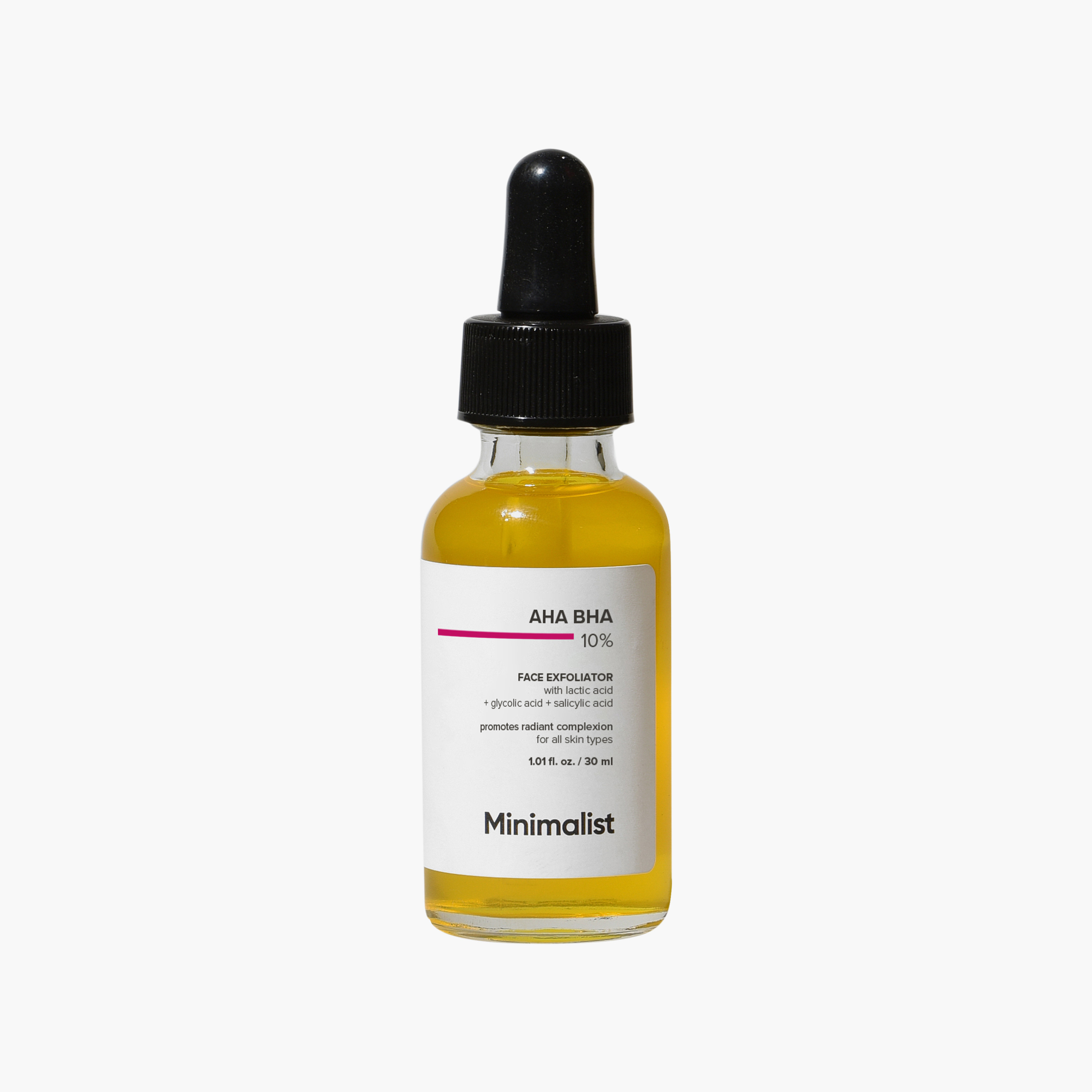 مقشر الوجه مينيماليست AHA BHA 10%، 30 مل-beautyandpersonalcare-skin-masks-masksandpeels-image-1