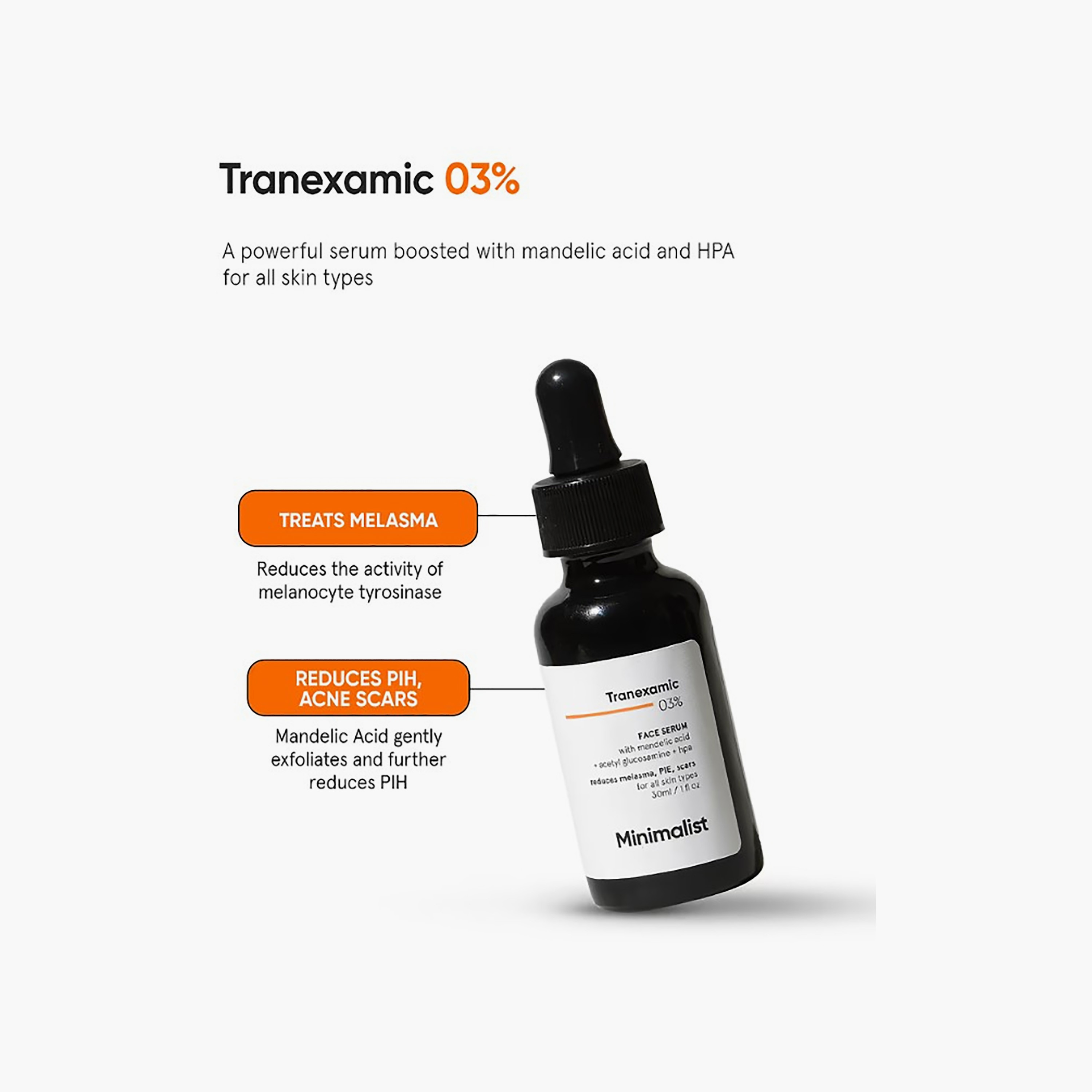Minimalist Tranexamic Acid 3% Face Serum 30 ml-beautyandpersonalcare-skin-treatmentsandserums-image-2