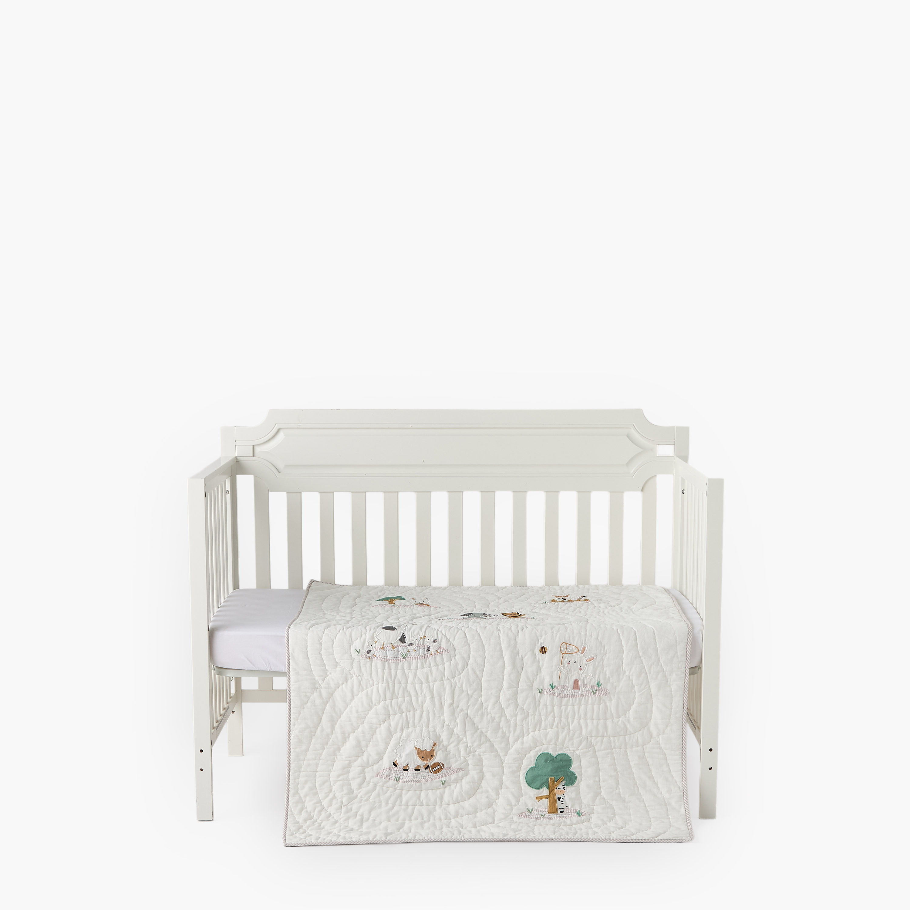 لحاف قطن مطرز بطبعات سفاري من جونيورز-baby-nursery-blanketsandswaddles-blanketsandquilts-image-4