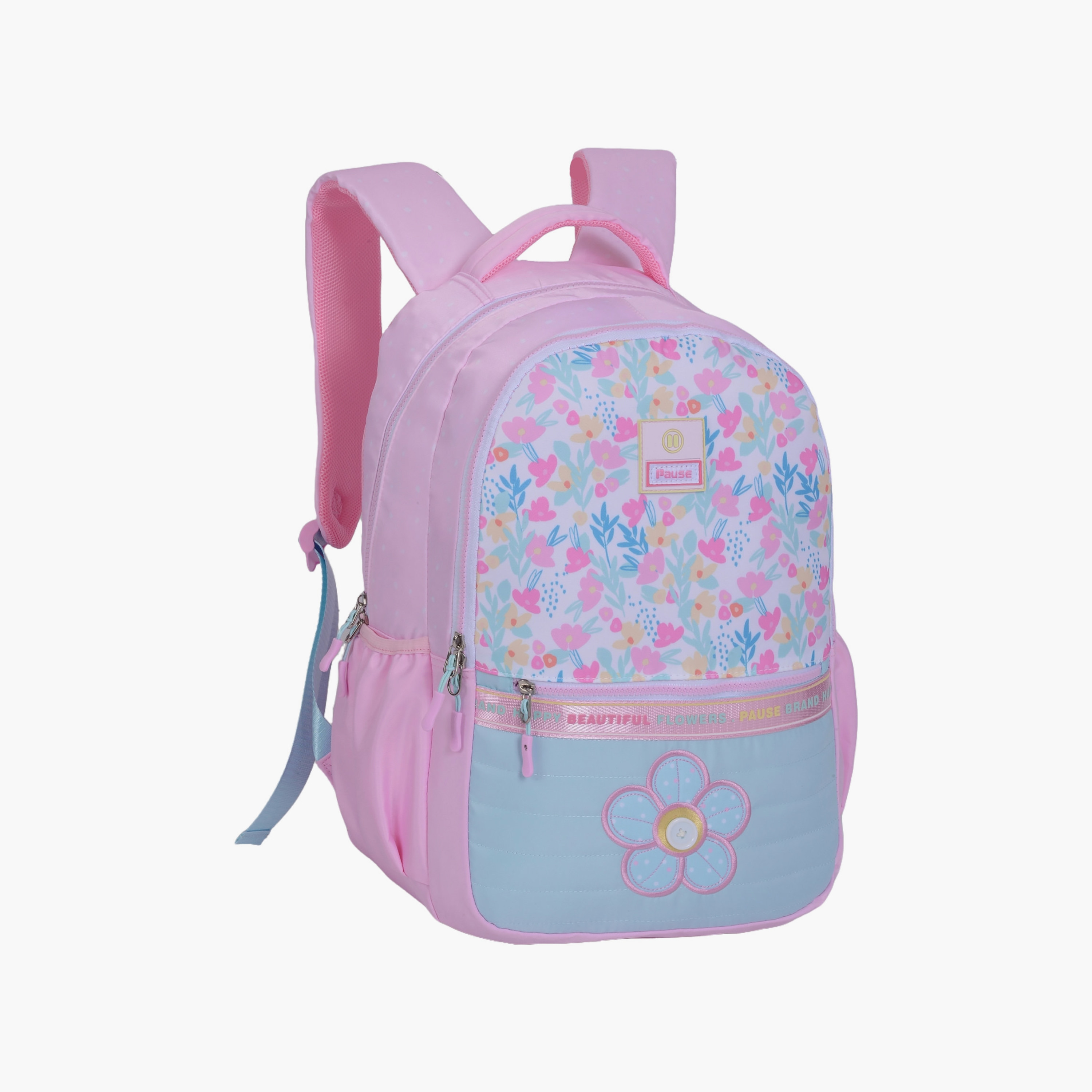 Pause 2-Piece School Backpack Set for Girls 13+ Years with Laptop Pocket & Lunch Bag - 17 Inch-school-bagsandbackpacks-backpacks-image-2