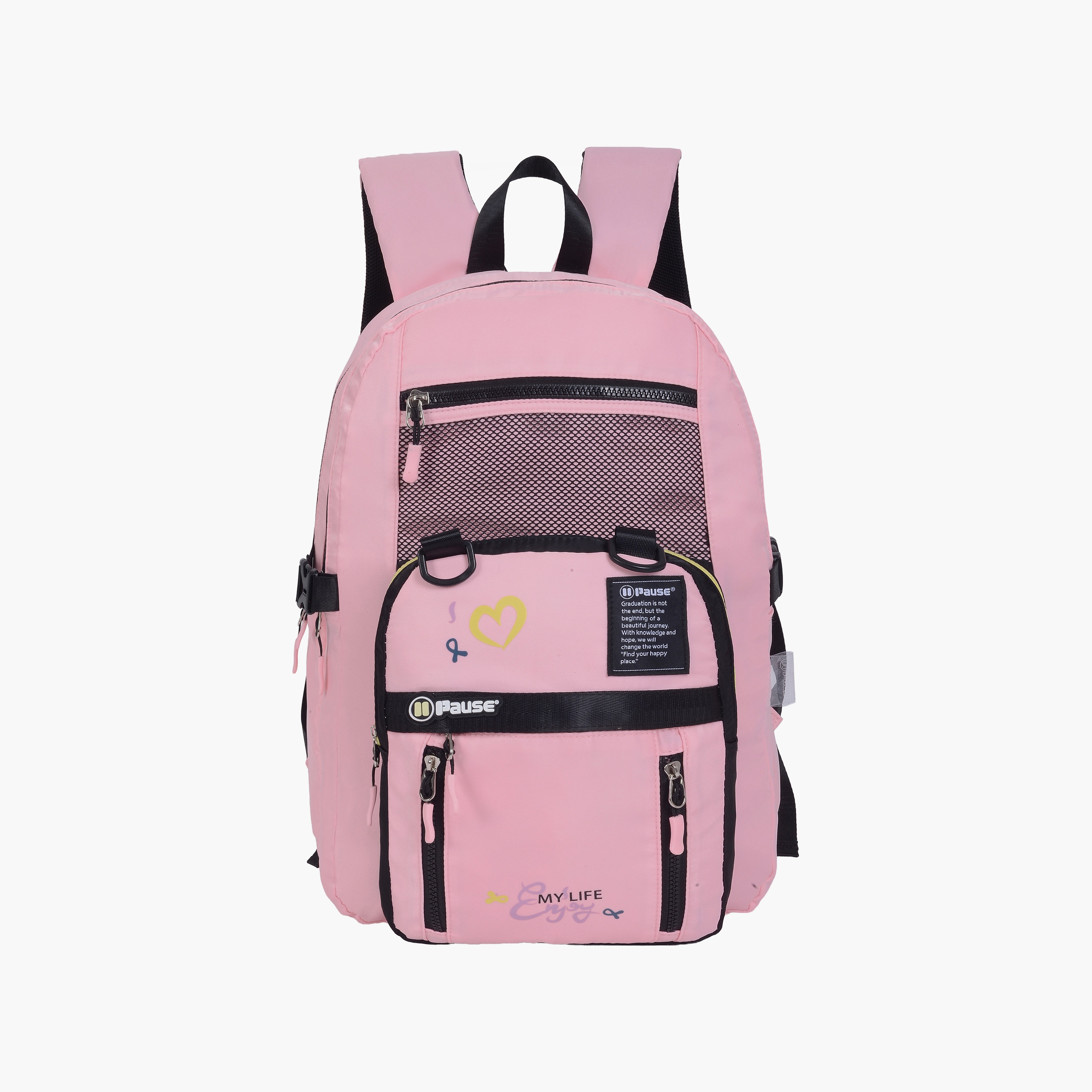 Pause 2-Piece School Backpack Set for Girls 13+ Years with Laptop Pocket & Pencil Case - 18 Inch-school-bagsandbackpacks-backpacks-image-2