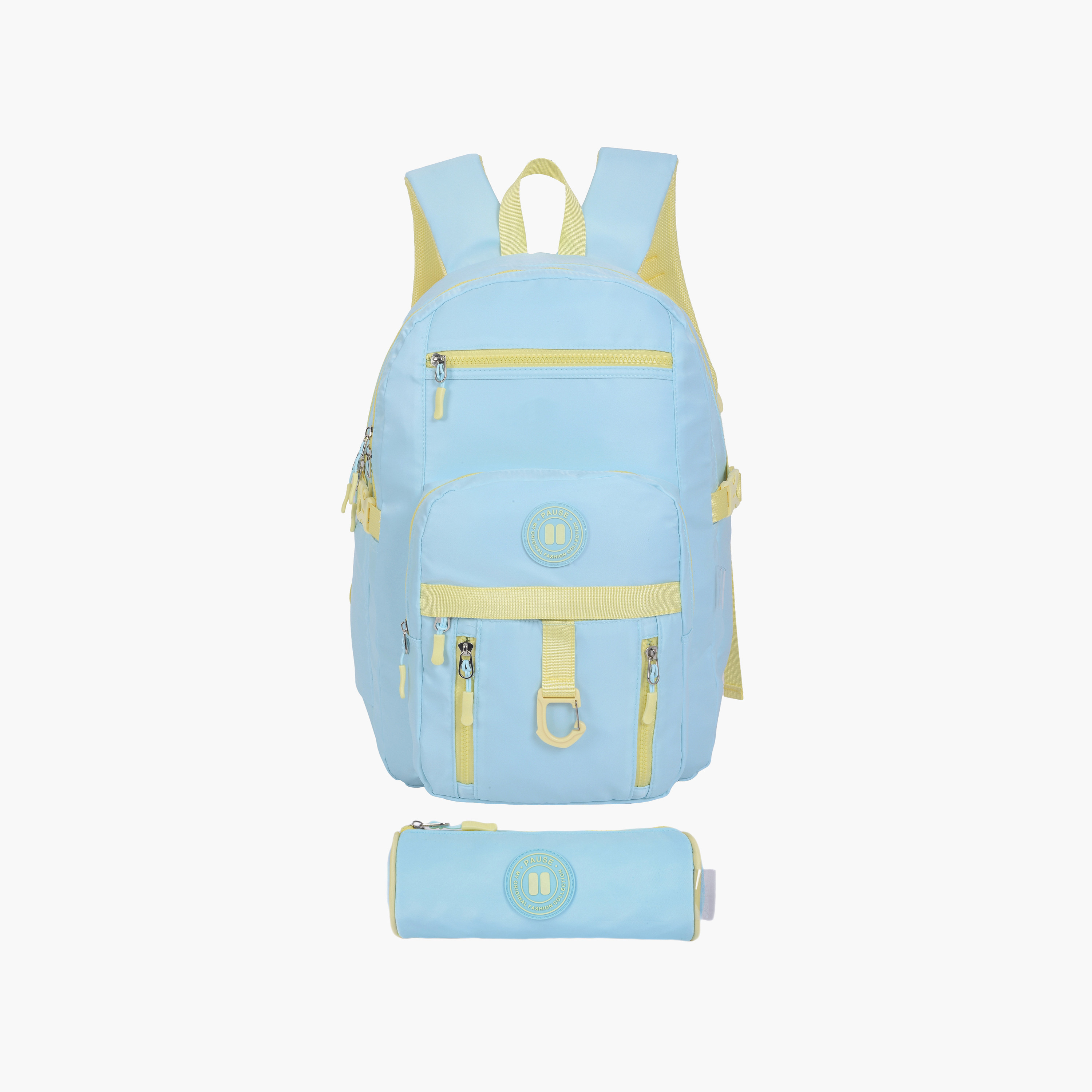 Pause 2-Piece School Backpack Set for Girls 13+ Years with Laptop Pocket & Pencil Case - 18 Inch-school-bagsandbackpacks-backpacks-image-1