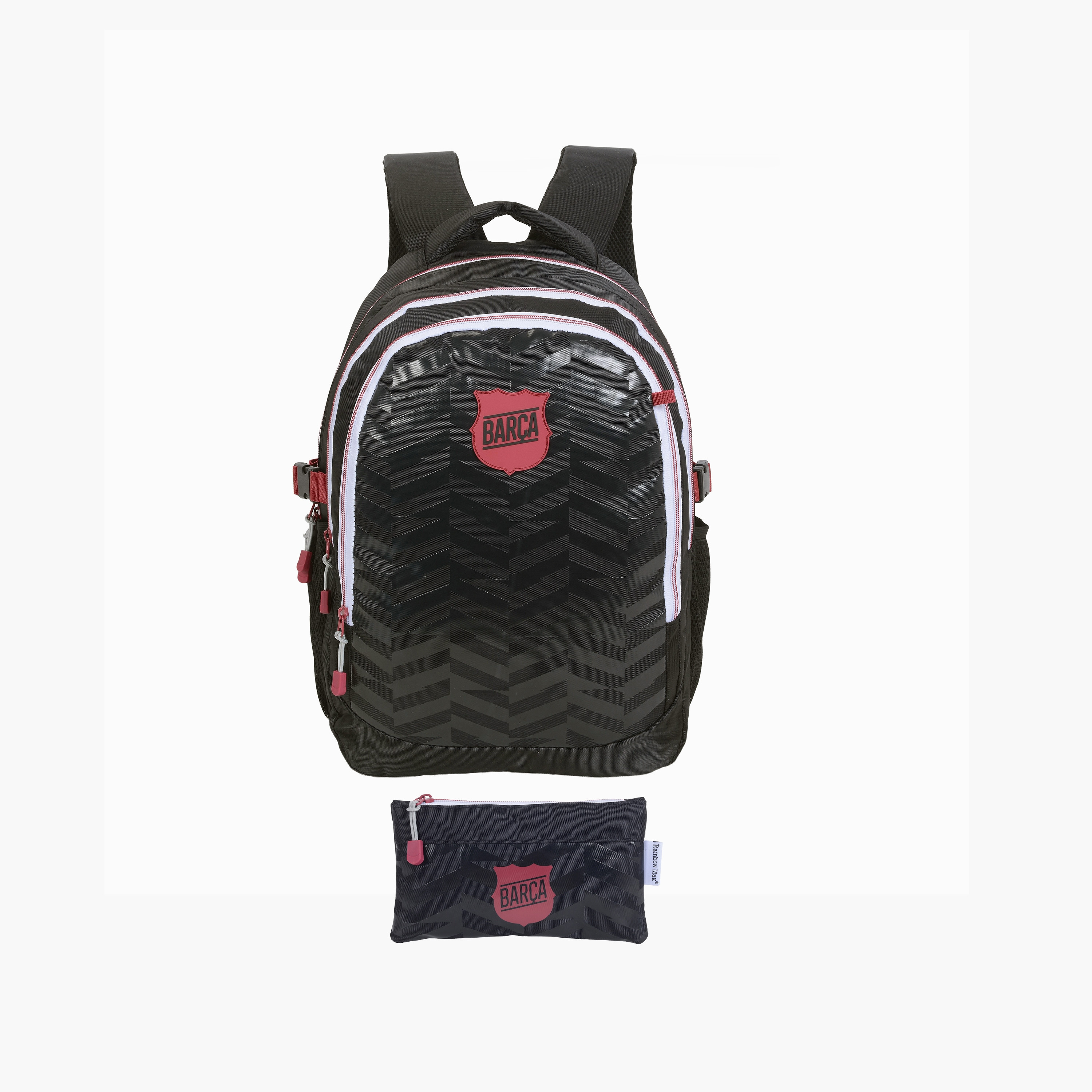 FC Barcelona Football 2-Piece School Backpack Set for Boys 13+ Years with Pencil Case - 18 Inch-school-bagsandbackpacks-backpacks-image-1